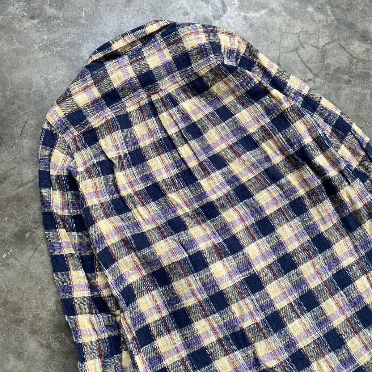 Issey Miyake 2000s Ne-net By Issey Miyake Plaid Button Up Shirts Size US M / EU 48-50 / 2 - 11 Thumbnail