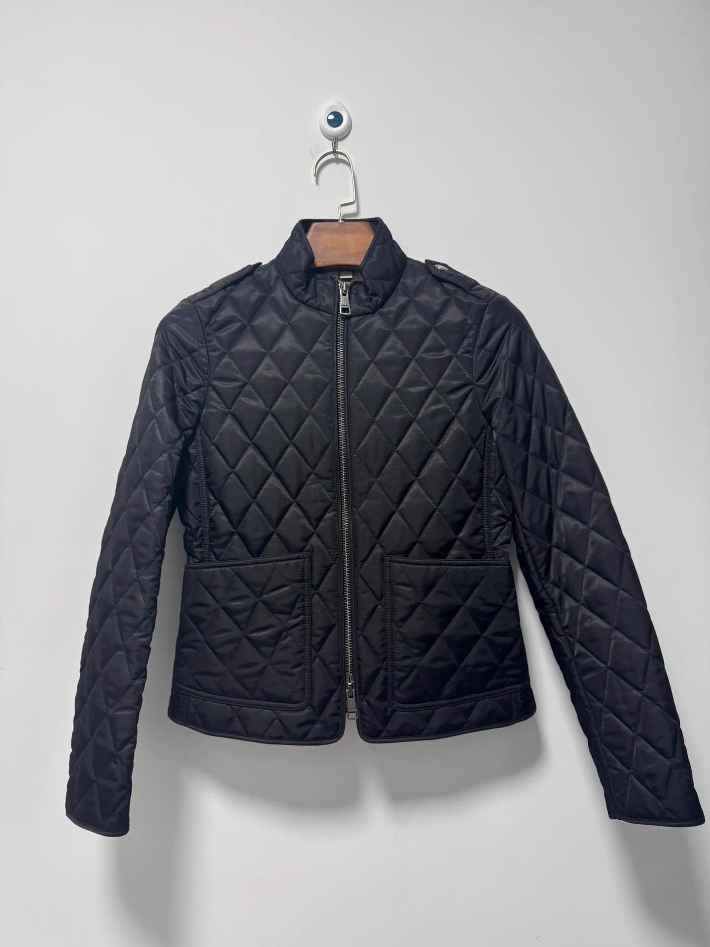 Burberry BURBERRY Cotton Padded Stand Collar Jacket K13 Size S / US 4 / IT 40 - 1 Thumbnail