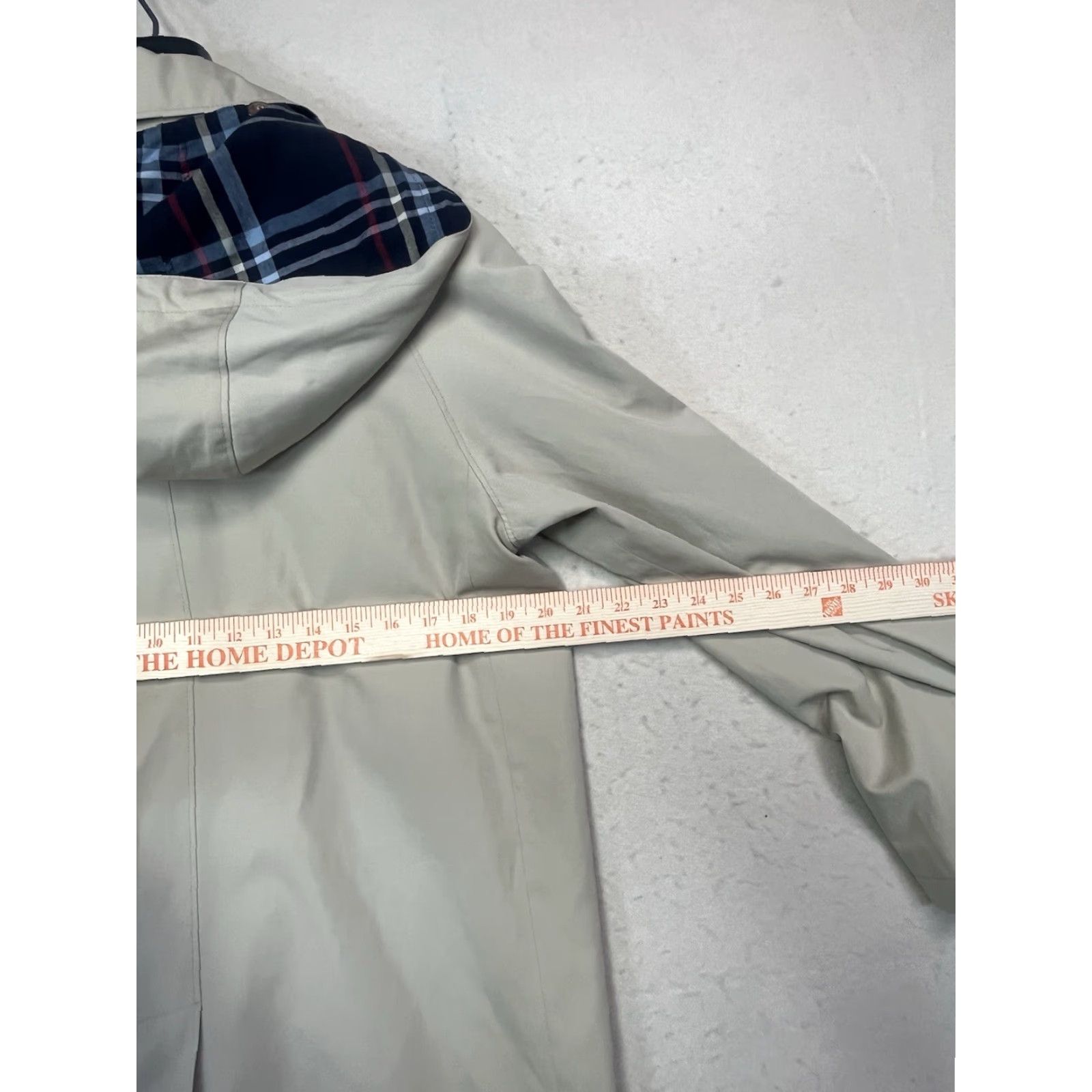 Talbots Talbots Tan Button Front Cotton Blend Hood Trench Coat Women's Size S Size S / US 4 / IT 40 - 3 Thumbnail