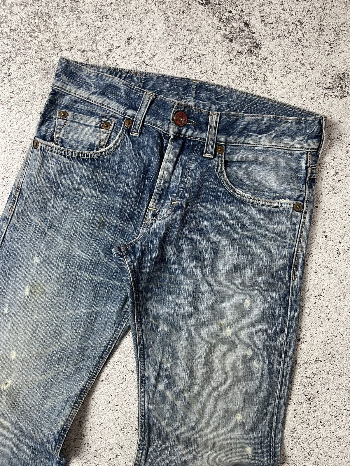 14th Addiction 2000s Edwin - Flared Faded Jeans Size US 28 / EU 44 - 3 Thumbnail