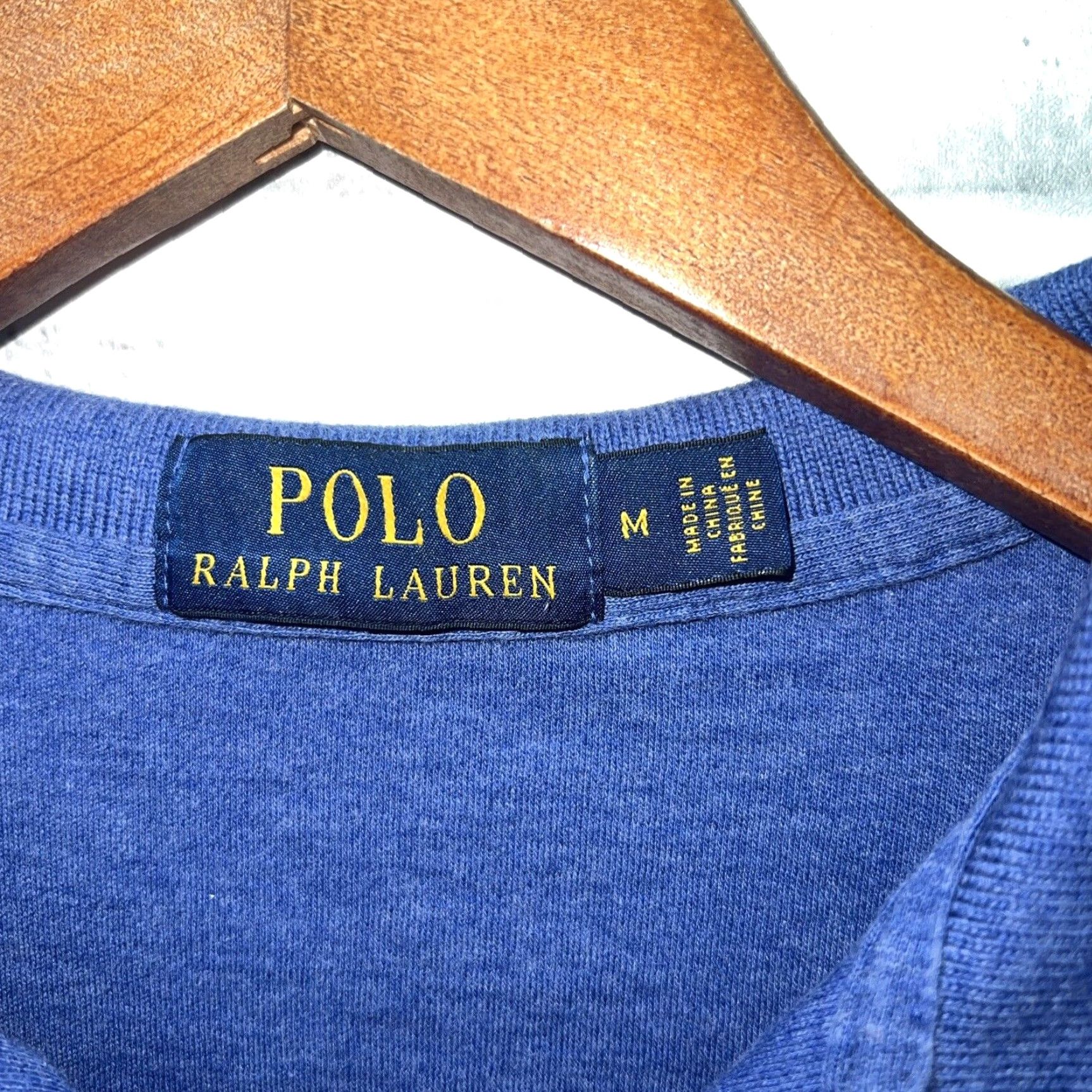 Polo Ralph Lauren VINTAGE Polo Ralph Lauren Polo Shirt Mens Medium Blue Casual Fashion Size US M / EU 48-50 / 2 - 3 Thumbnail