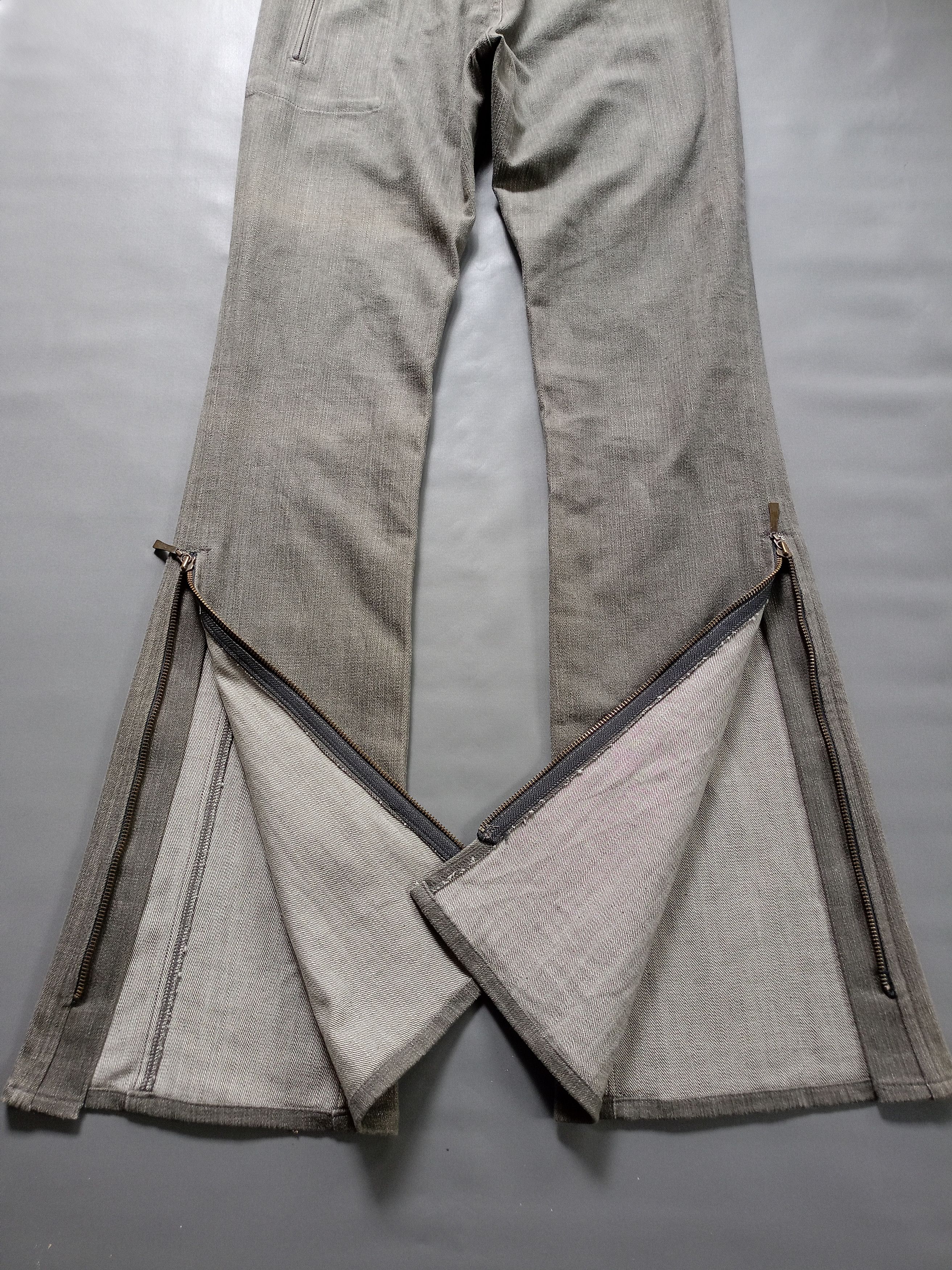 Michel Klein Michel Klein Flared Denim Pants Size 29" - 4 Thumbnail