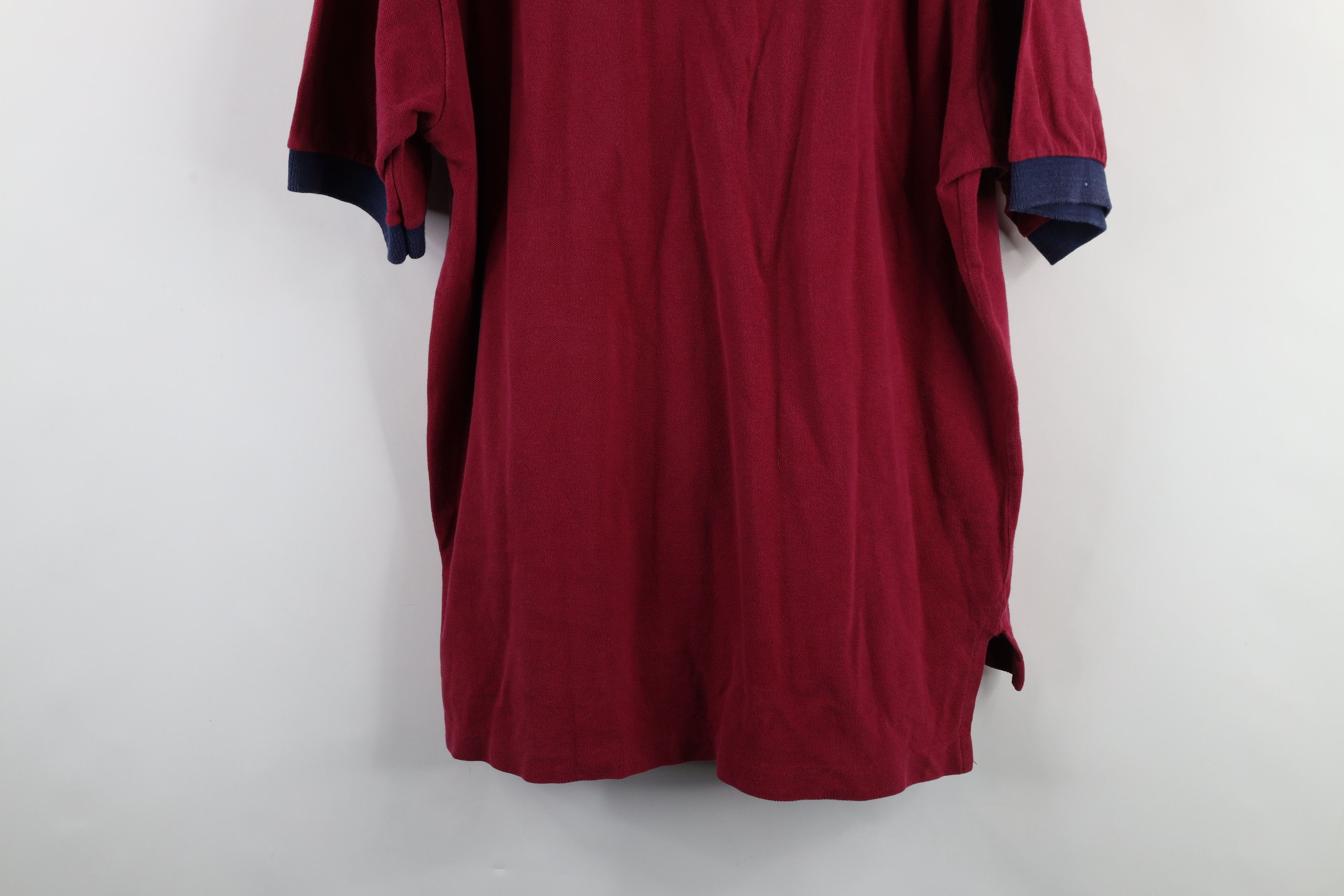 Vintage Vintage 90s Spell Out HBO Short Sleeve Polo Shirt Red USA Size US XL / EU 56 / 4 - 13 Thumbnail