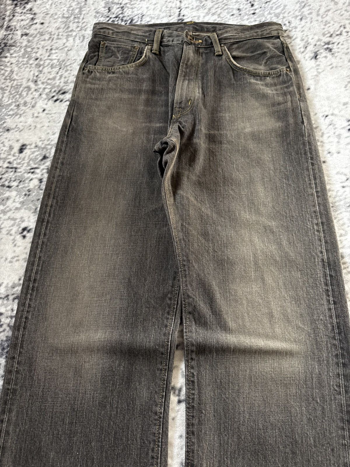 Edwin Rare Edwin 505 13.5 Oz Selvedge Wide Baggy Redline Jeans Size US 32 / EU 48 - 7 Thumbnail