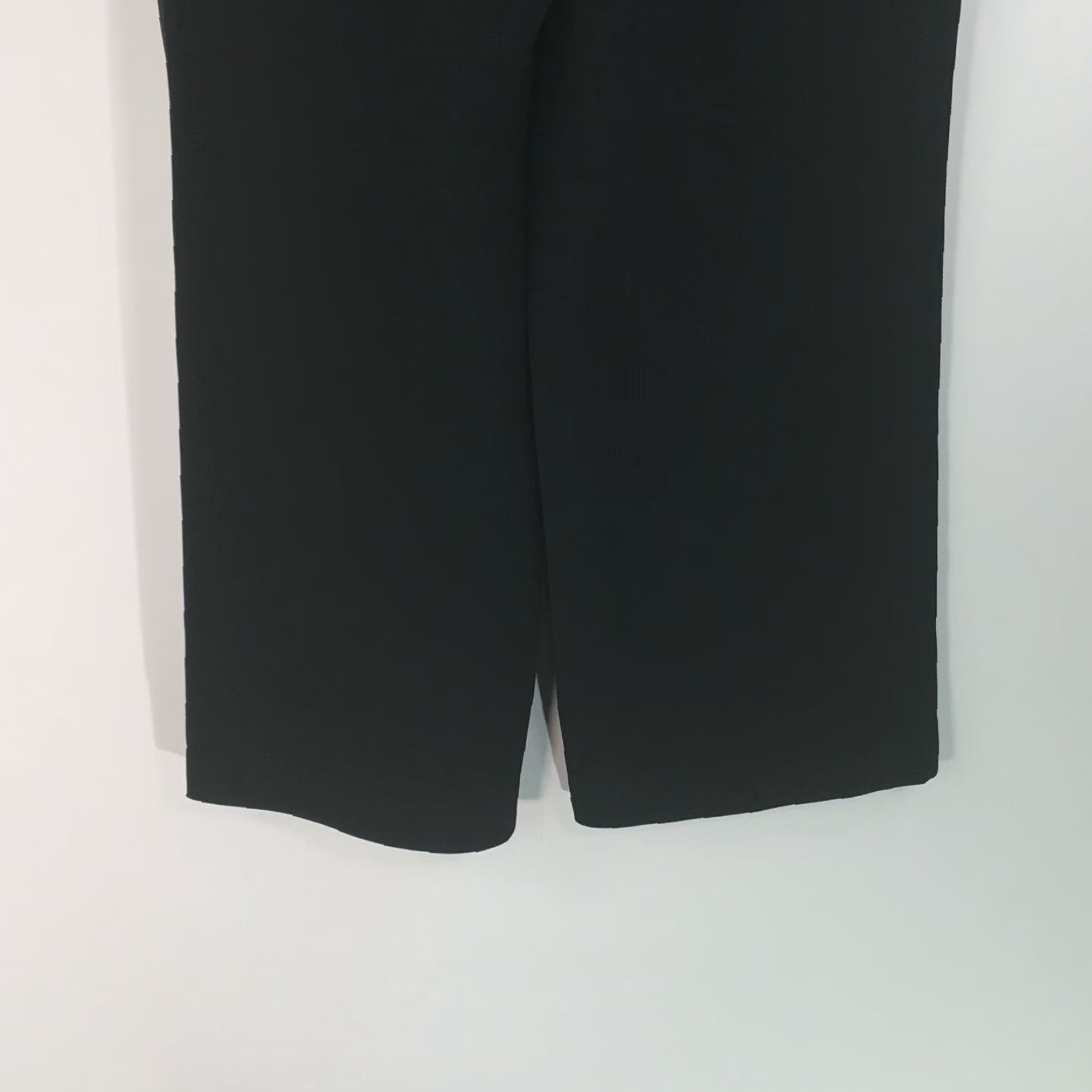 Vintage VINTAGE Womens High Rise Casual Comfort Side Zip Black Straight Pants Size 4 Size 26" / US 2 / IT 38 - 5 Thumbnail