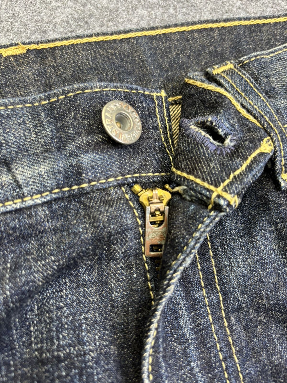 Levi's Vintage y2k Levis 502 Stone Wash Denim F765 Size US 32 / EU 48 - 10 Thumbnail