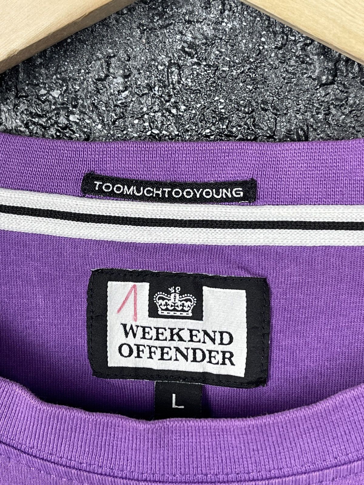 Weekend Offender Weekend Offender Casual Box Logo Purple T-Shirt Men’s Size Large Size US L / EU 52-54 / 3 - 5 Thumbnail