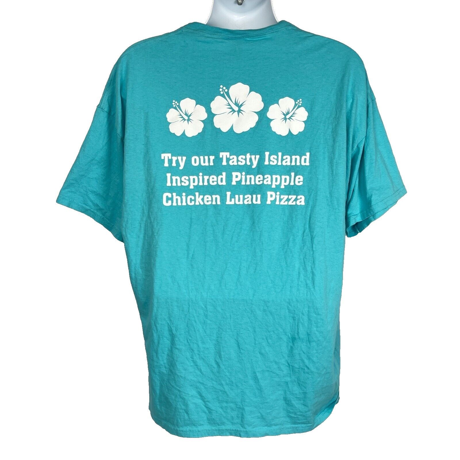 Fruit Of The Loom Pineapple Chicken Luau Pizza Mountain Mikes Employee T-Shirt Size US XXL / EU 58 / 5 - 3 Thumbnail