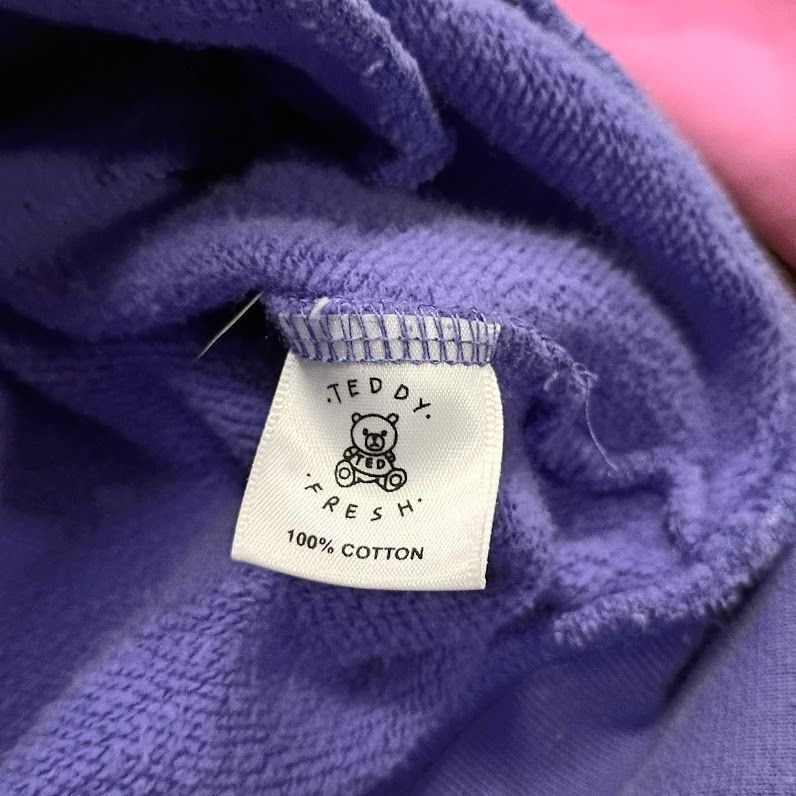 Teddy Fresh Teddy Fresh Colorblock Hoodie Yellow Purple Pink Cotton Size Size US M / EU 48-50 / 2 - 4 Thumbnail