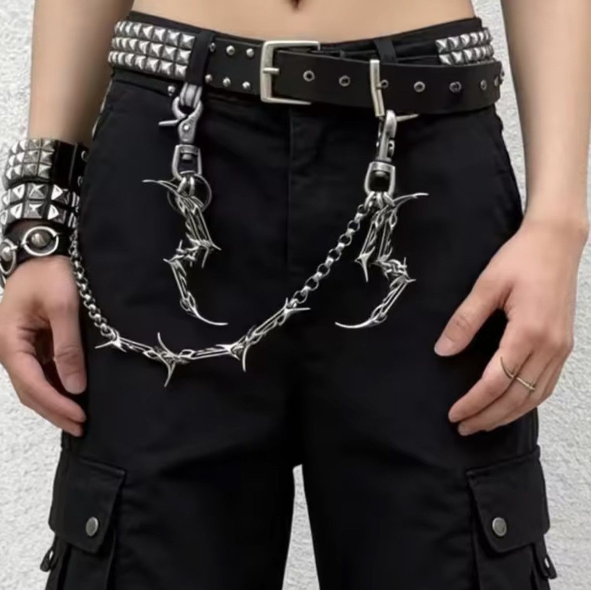 Jewelry Heavy Industrial Wallet Chain - Multi-Link Grunge - Gothic Size ONE SIZE - 1 Thumbnail