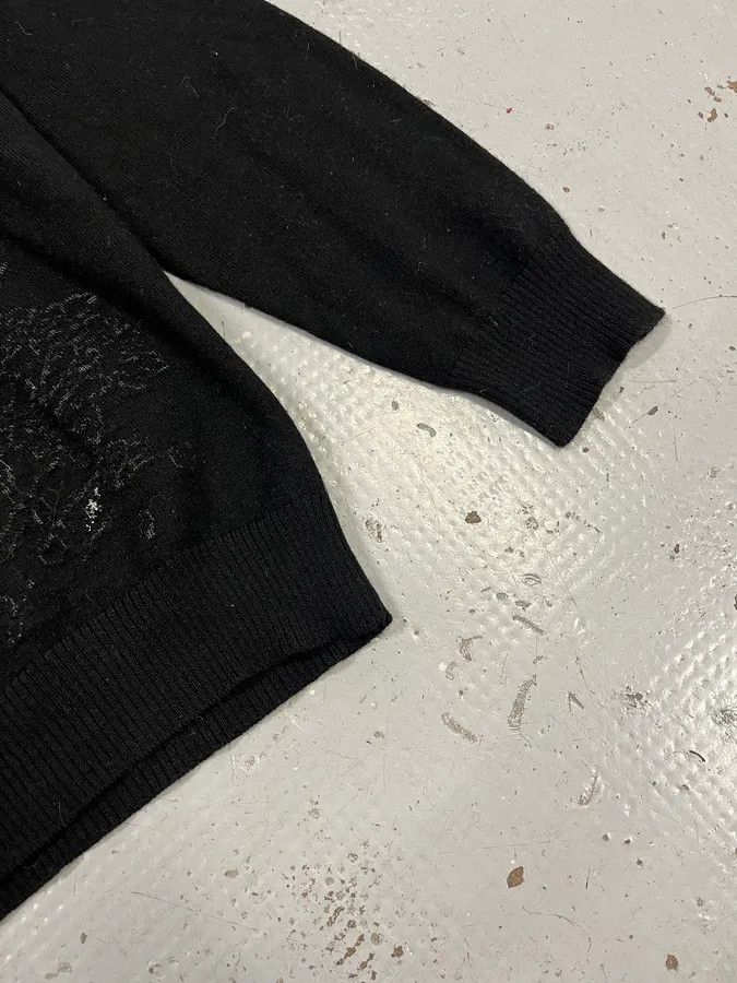 Jean Paul Gaultier Jean Paul Gaultier Japanese Motif Black Wool Hoodie Size S / US 4 / IT 40 - 6 Thumbnail