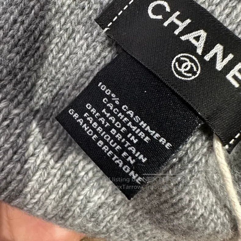 Chanel Chanel 25K double C cashmere cold cap Size ONE SIZE - 4 Thumbnail