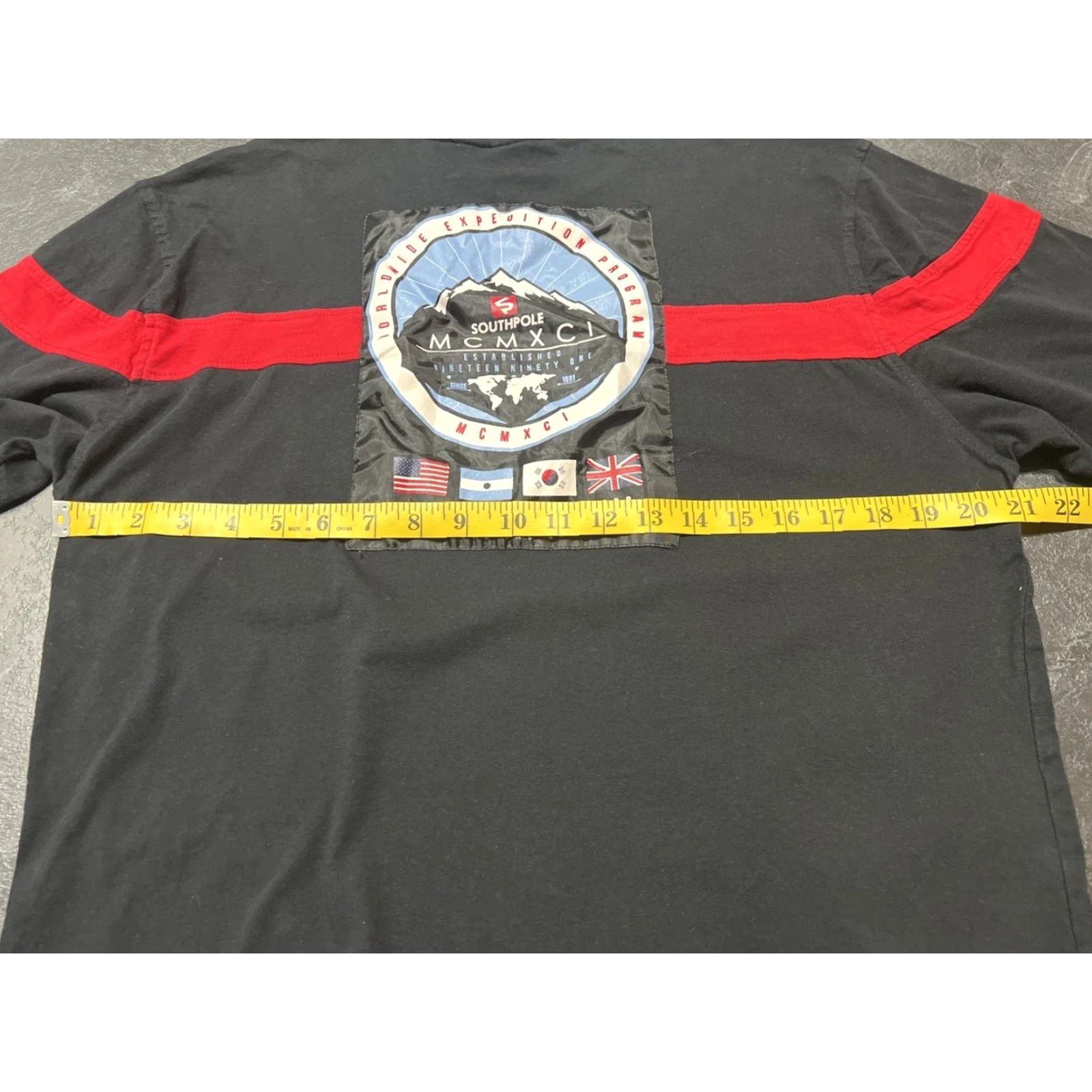 Southpole VINTAGE SouthPole Authentic Adventure Graphic T-Shirt Black Men's XL RARE Size US XL / EU 56 / 4 - 5 Thumbnail
