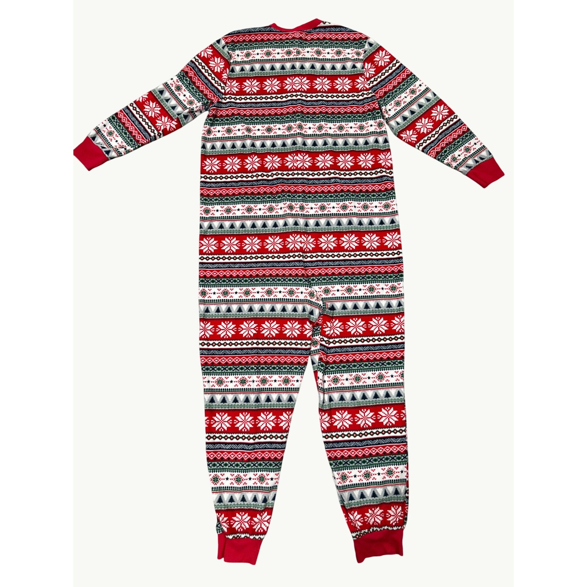 Other CCC Christmas Pajamas Mens Large Red Fair Isle One Piece Zip Size US L / EU 52-54 / 3 - 2 Thumbnail