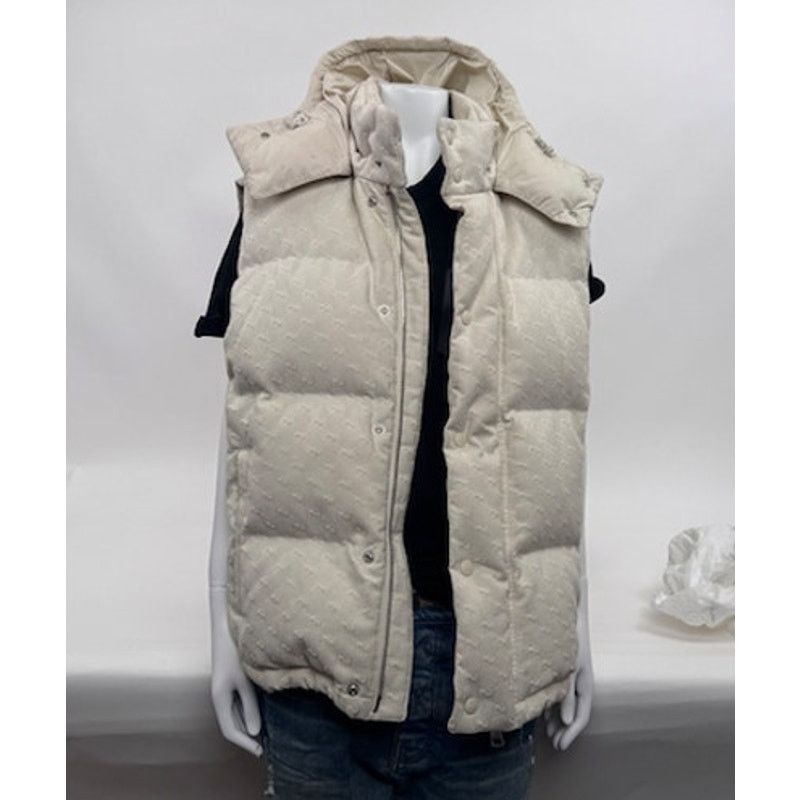 Gucci Gucci White Full Zip Puffer Hooded Vest Jacket Size 50 Size XL / US 12-14 / IT 48-50 - 22 Thumbnail