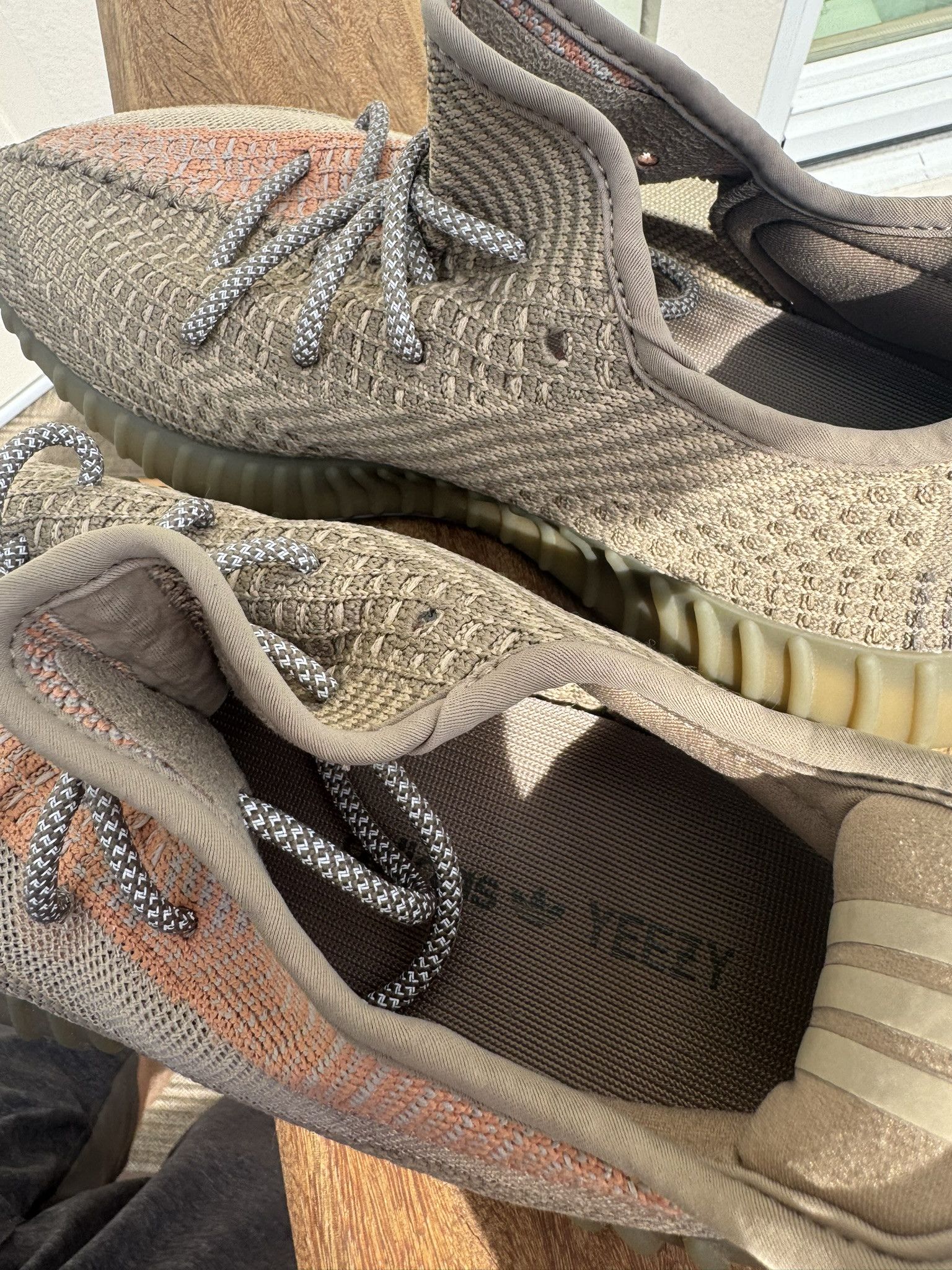 Adidas × Kanye West Adidas Yeezy Boost 350 V2 Sand Taupe Size US 9.5 / EU 42-43 - 7 Thumbnail