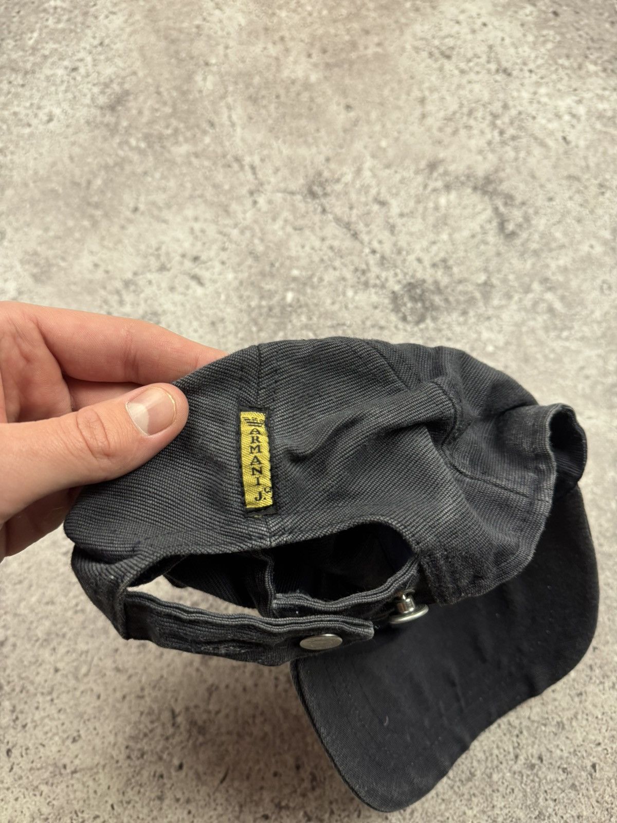 Armani Vintage Armani Jeans Hats Luxury Cap Y2K Japanese Brand 90s Size ONE SIZE - 7 Thumbnail