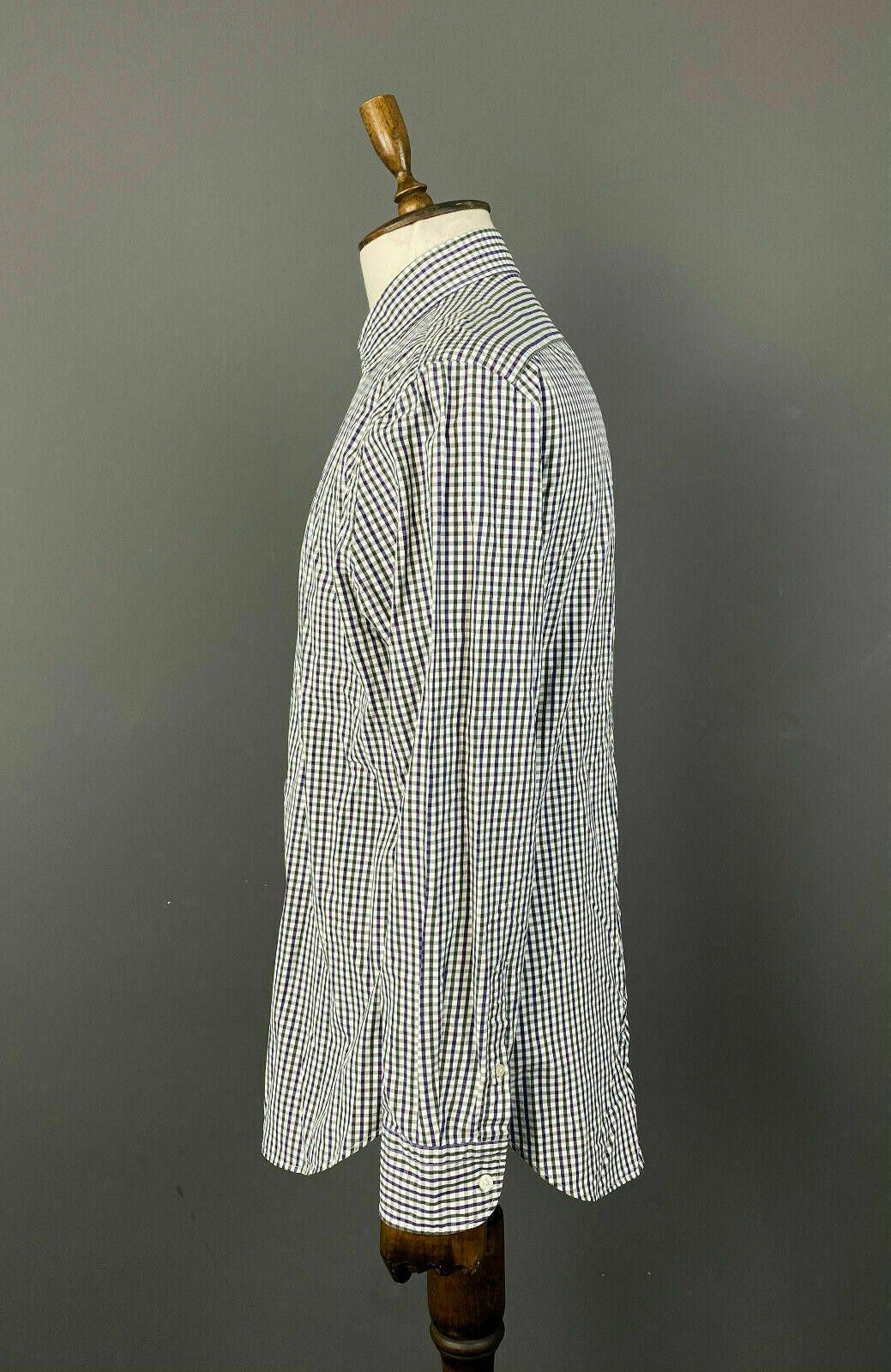 Designer Men Boggi Milano Multicolor Check Cotton Shirt Size XL Size US XL / EU 56 / 4 - 5 Thumbnail