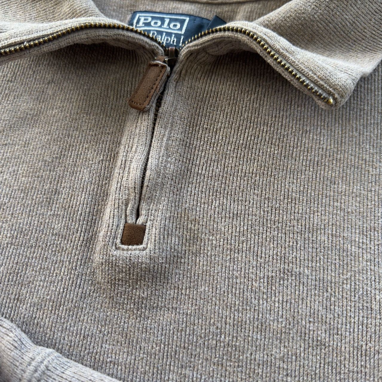 Polo Ralph Lauren Polo Ralph Lauren Vintage Beige Quarter Zip Sweater Size XXL Size US XXL / EU 58 / 5 - 5 Thumbnail
