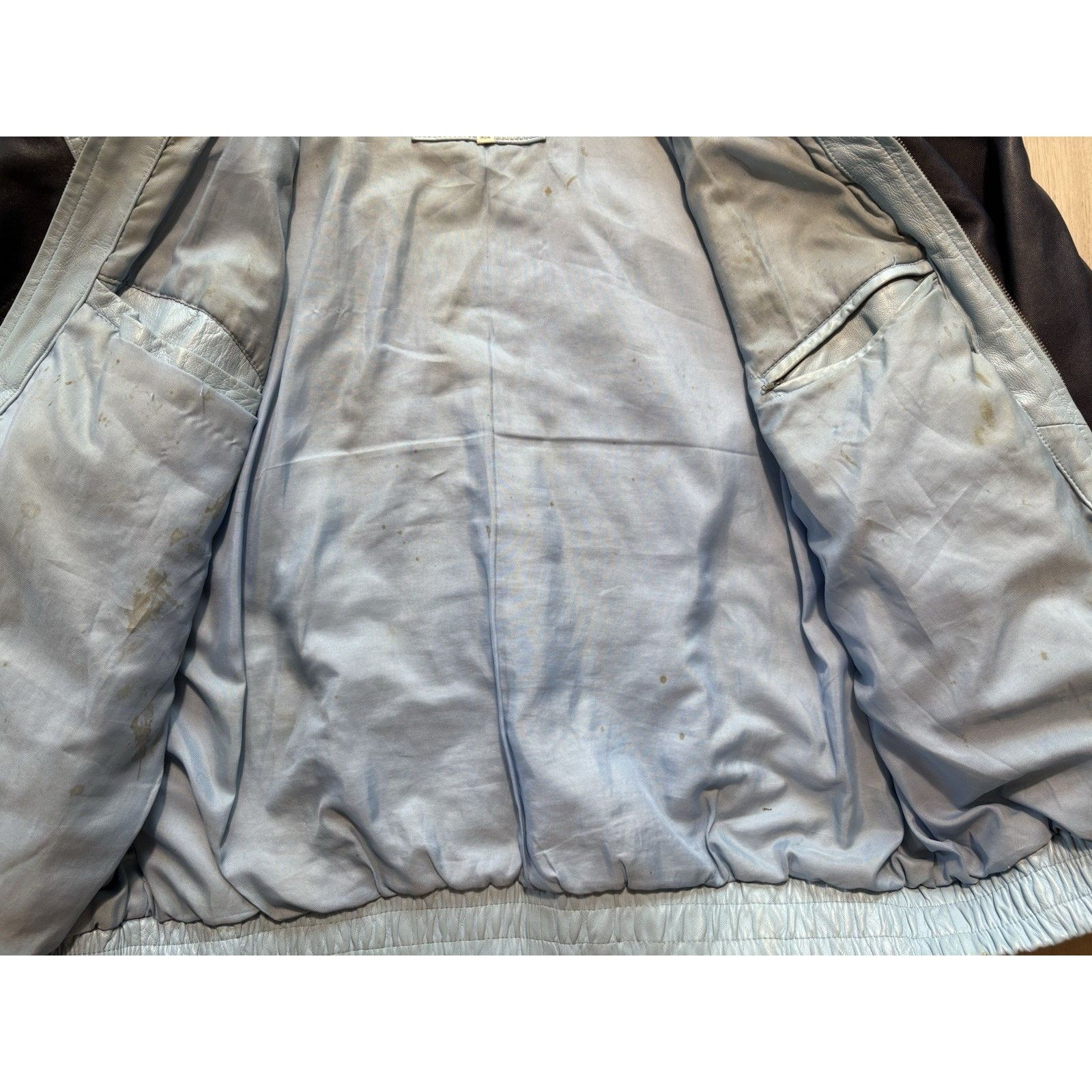 Leather VTG 90s Old School University Streetwear XL Leather Jacket Size US XL / EU 56 / 4 - 15 Thumbnail