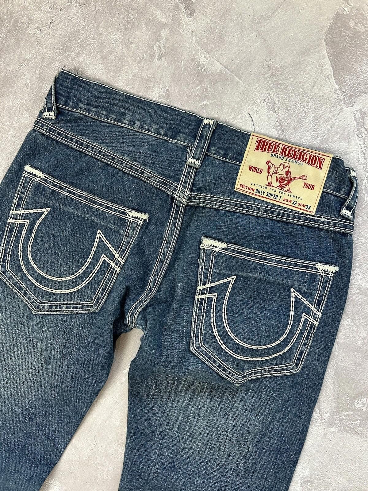 True Religion True Religion Billy Super T Denim Blue Jeans Size W32 L33 Size US 32 / EU 48 - 4 Thumbnail