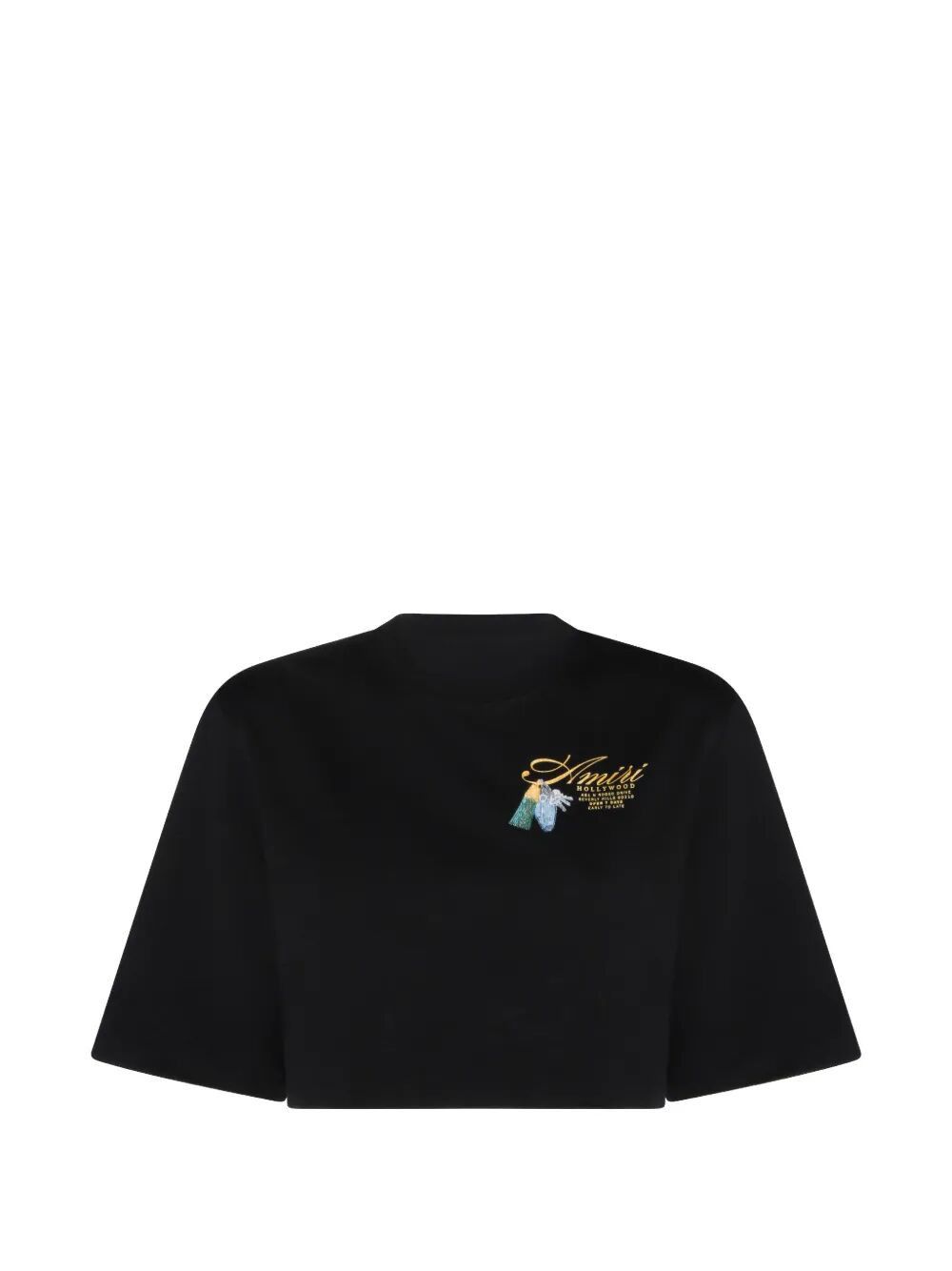 Amiri "CHATEAU KEYS" CROPPED TEE Size L / US 10 / IT 46 - 1 Thumbnail