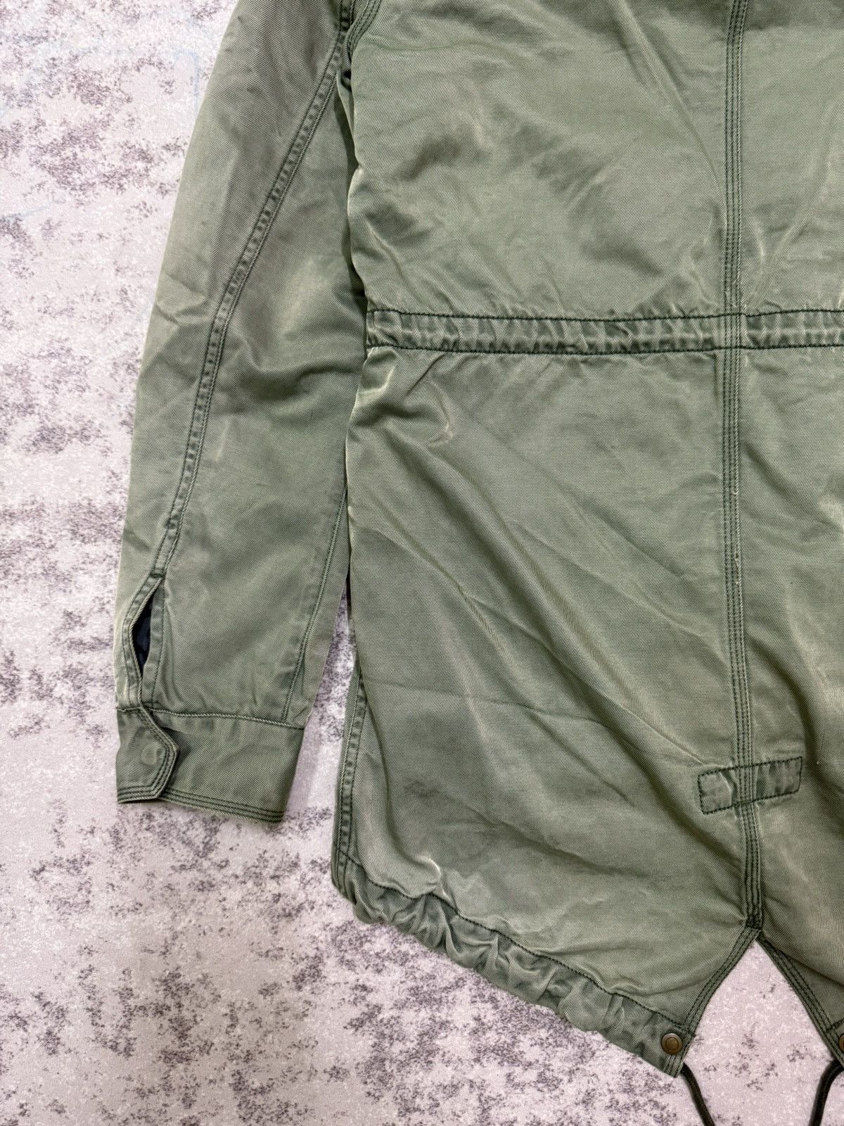 Vintage Vintage Last Word Fishtail Double Breasted Quilted Parka Size US S / EU 44-46 / 1 - 15 Thumbnail