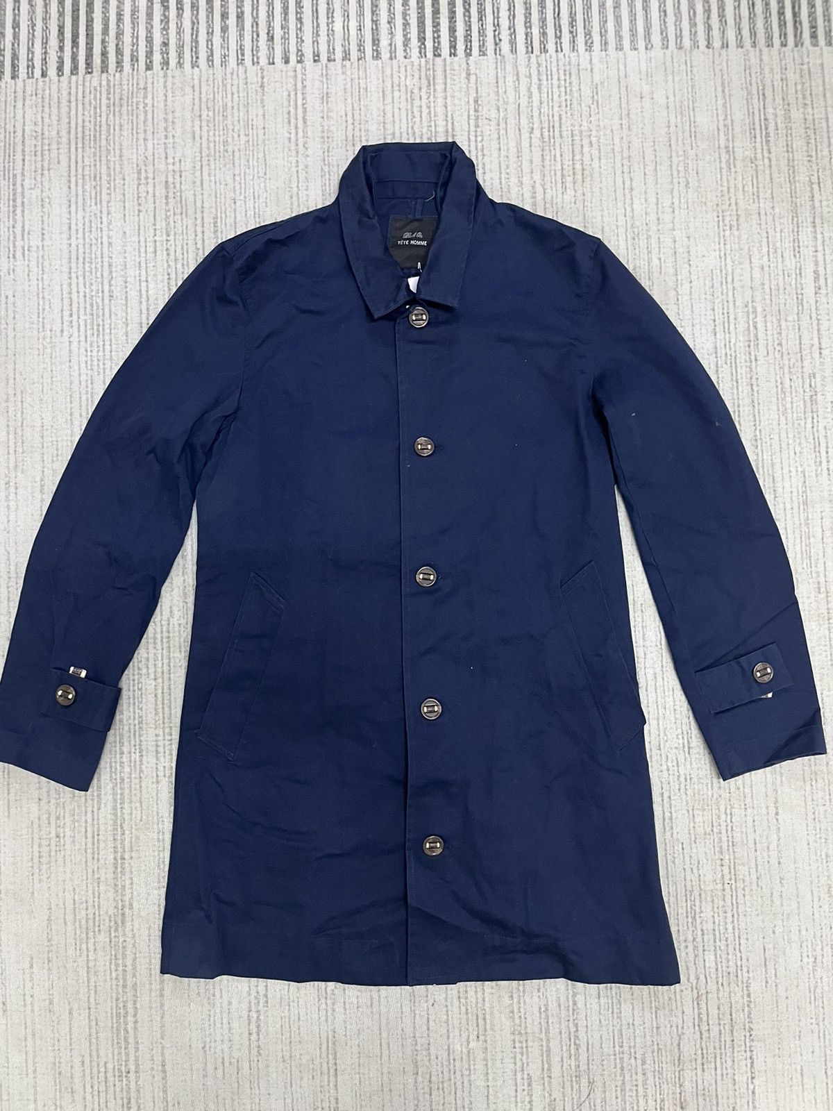 Issey Miyake × Japanese Brand × Tete Homme Tete home by issey miyake trench coat Size ONE SIZE - 1 Thumbnail