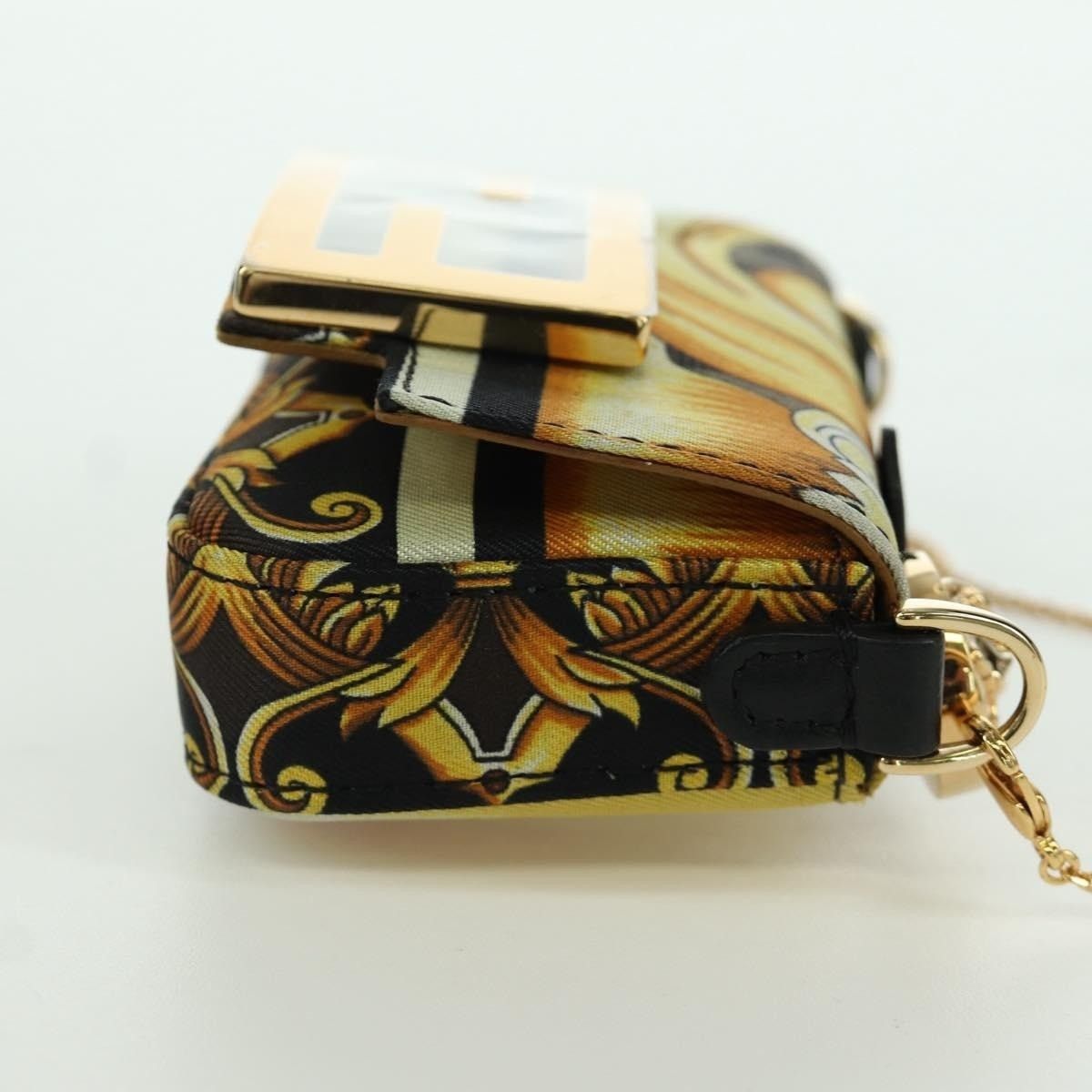 Fendi Fendi Nylon x Versace Fendace Mamma Baguette Pouch Black Size ONE SIZE - 4 Thumbnail