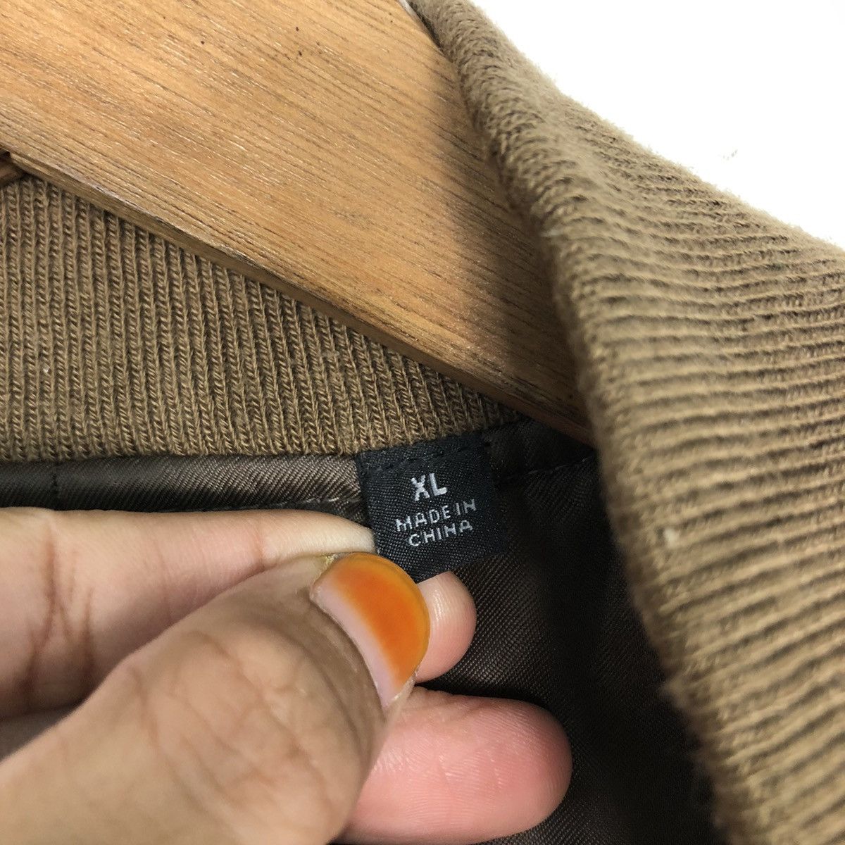 Japanese Brand 📌Rich Brown Vintage Bomber Biker Jacket Uniqlo Issey Miyake Size US XL / EU 56 / 4 - 20 Thumbnail