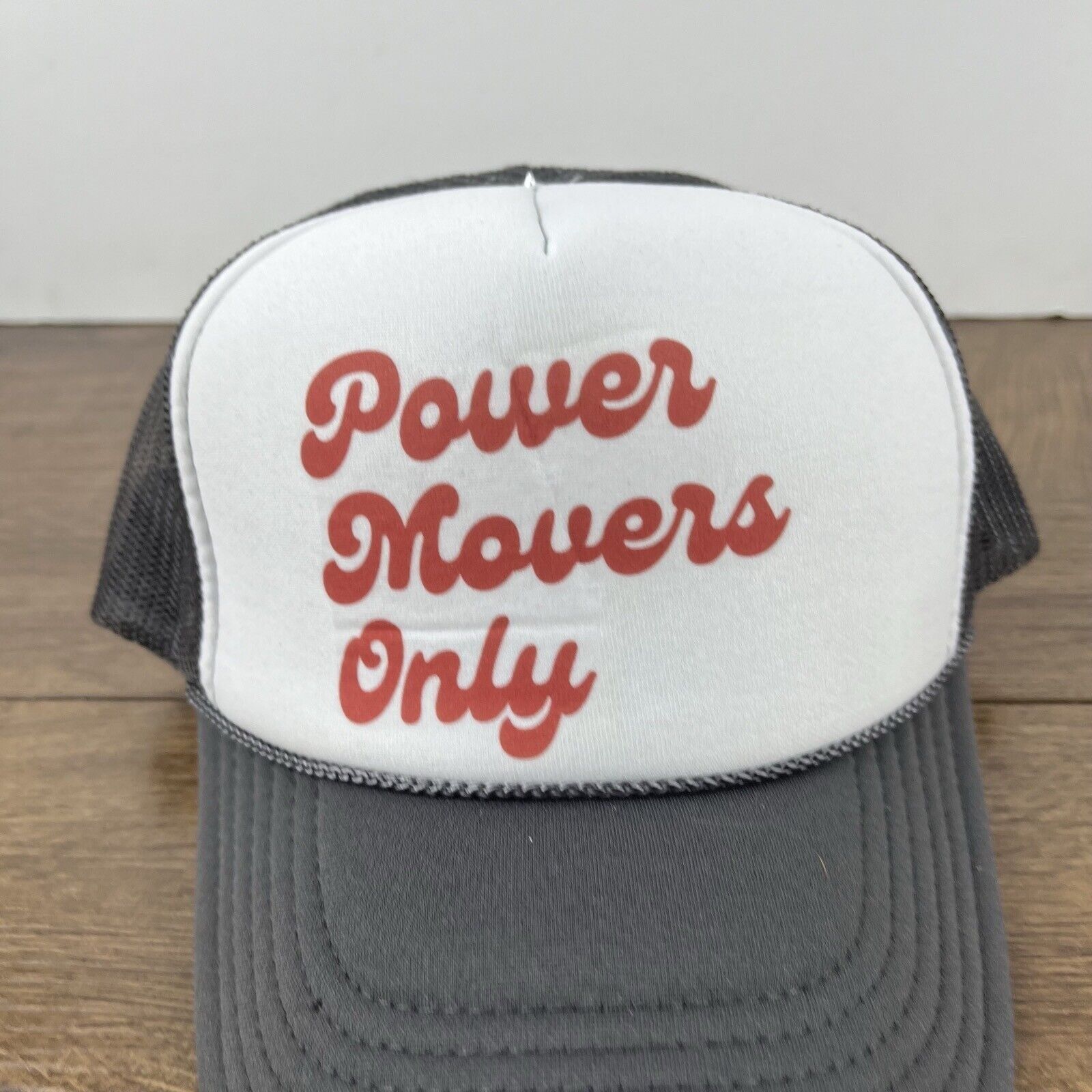 Other Power Movers Only Hat Snapback Hat White Adjustable Hat Adul Size ONE SIZE - 6 Thumbnail