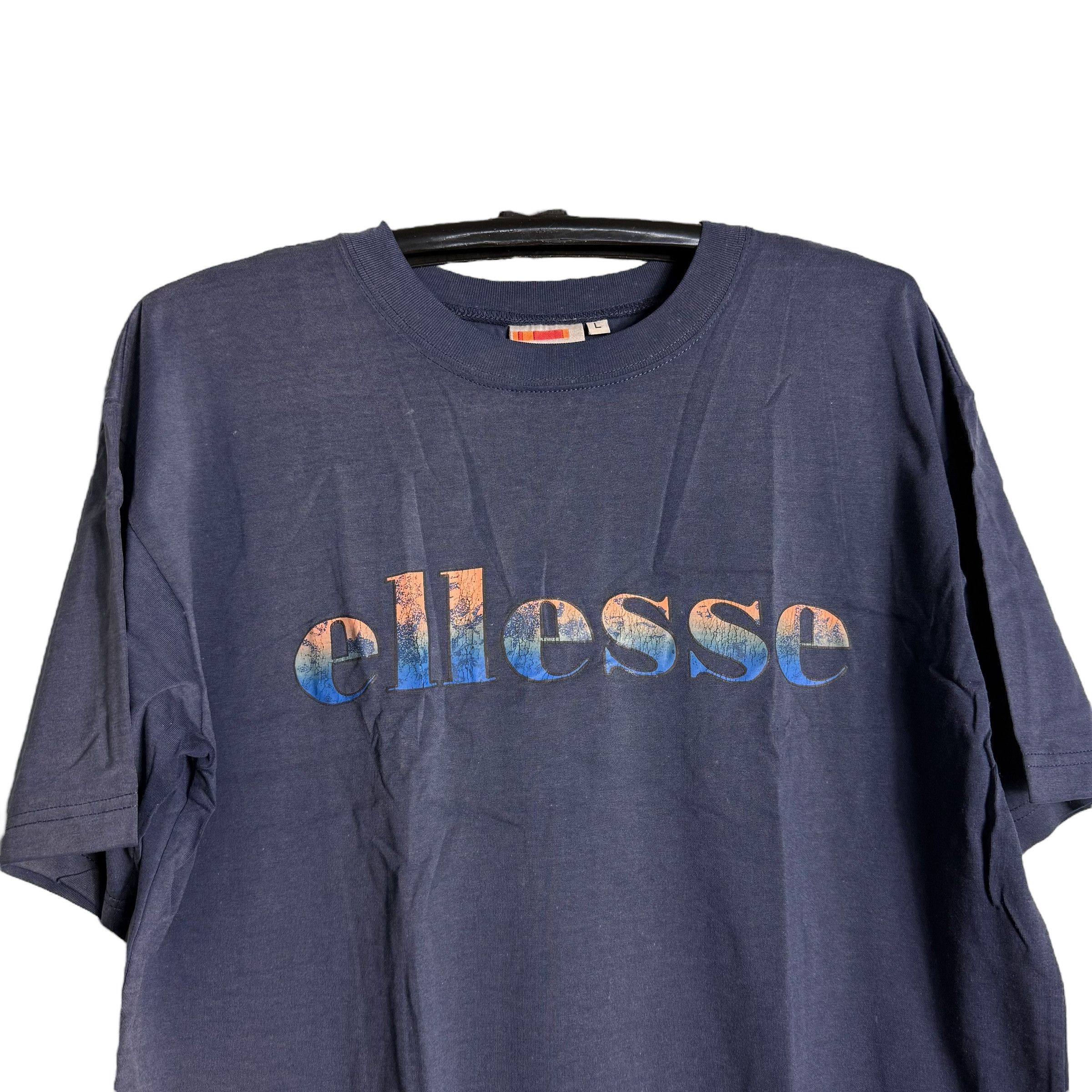 Ellesse 🔥RARE🔥Vintage Ellese Spell Out T-shirt Size US L / EU 52-54 / 3 - 2 Thumbnail