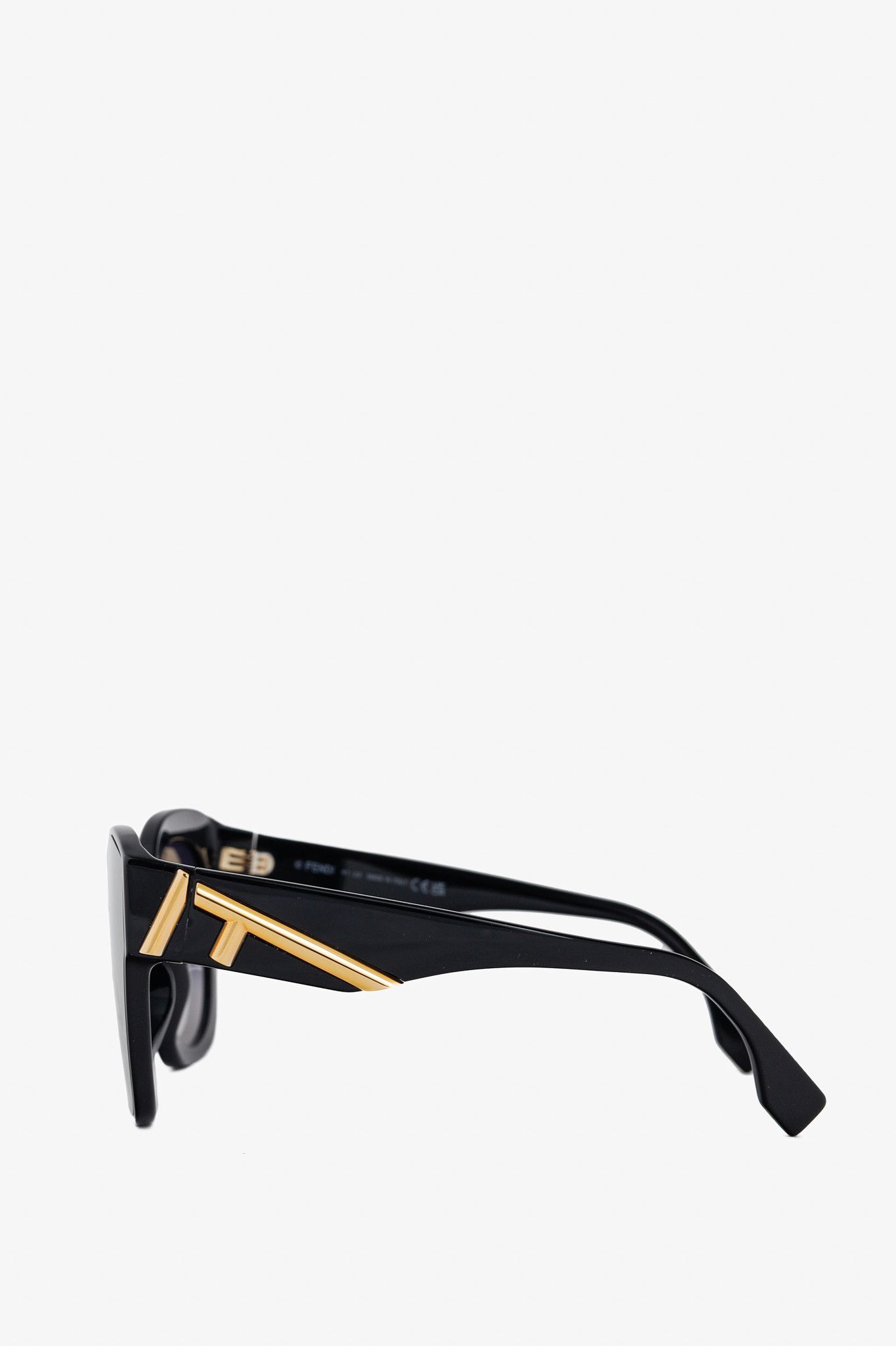 Fendi Fendi FE40098I First F-Motif Oversized Acetate Sunglasses Size ONE SIZE - 4 Thumbnail