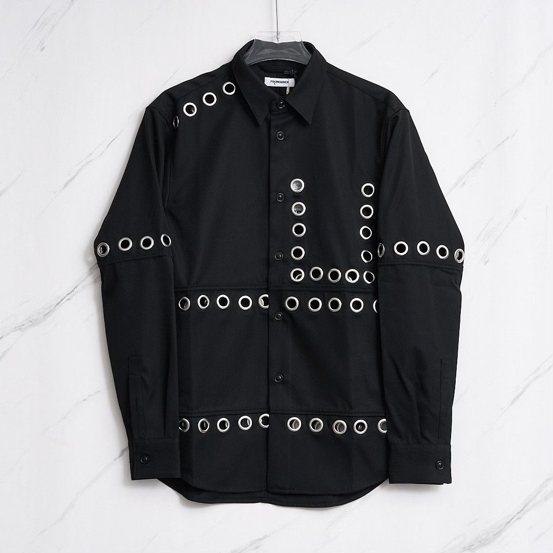 Other Pronounce Men's Hollow Metal Shirt Size US S / EU 44-46 / 1 - 1 Thumbnail