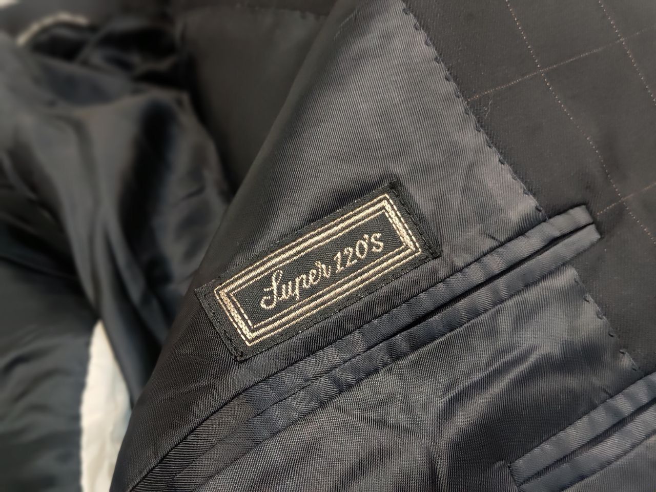 Canali Canali Classic Design Pure Wool Dark plaid super 120's Suit Size 52R - 19 Thumbnail
