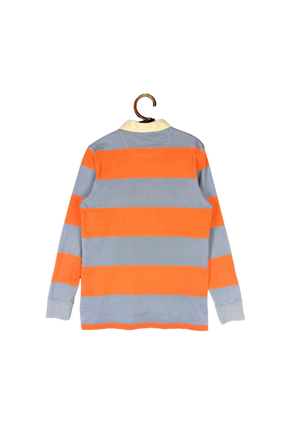 Polo Ralph Lauren Vintage Polo Ralph Lauren Rugby Shirt Grey Orange Stripe Y2K Size US XS / EU 42 / 0 - 2 Thumbnail