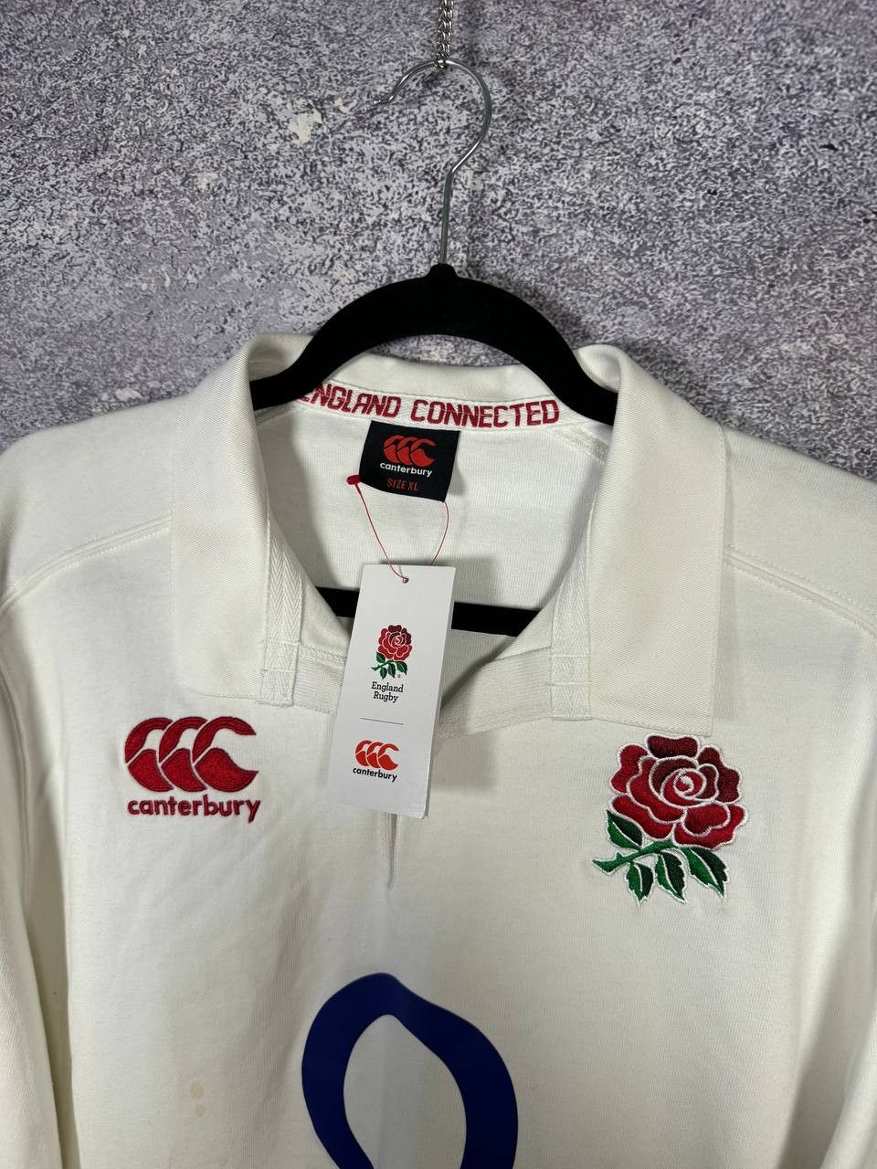 Canterbury of New Zealand NWT England Rugby Union Team Shirt Jersey Canterburry Size US XL / EU 56 / 4 - 8 Thumbnail