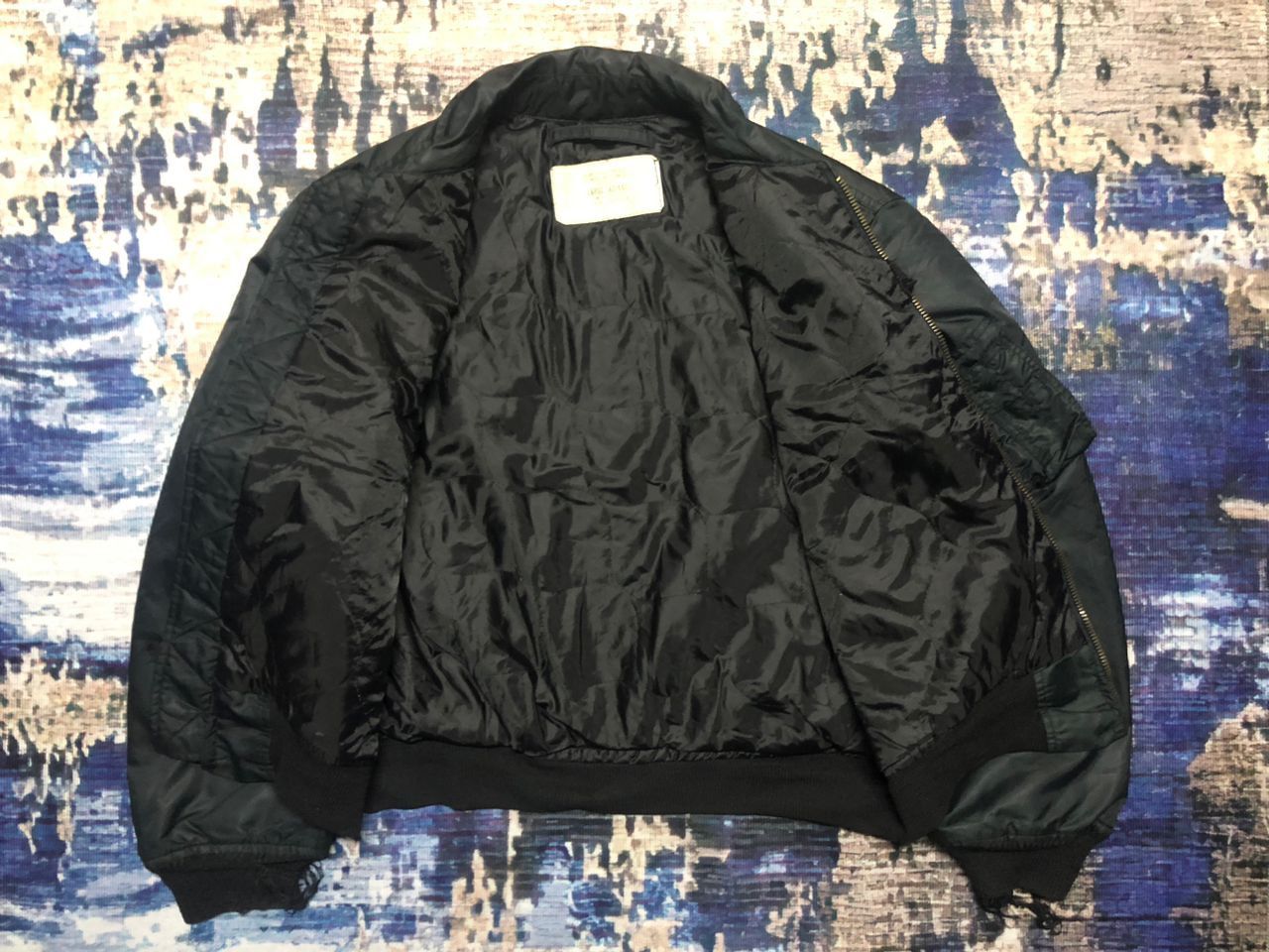 Vintage Vintage 80s CWU 45-P US.Air Force Bomber Jacket Distressed Size US L / EU 52-54 / 3 - 3 Thumbnail