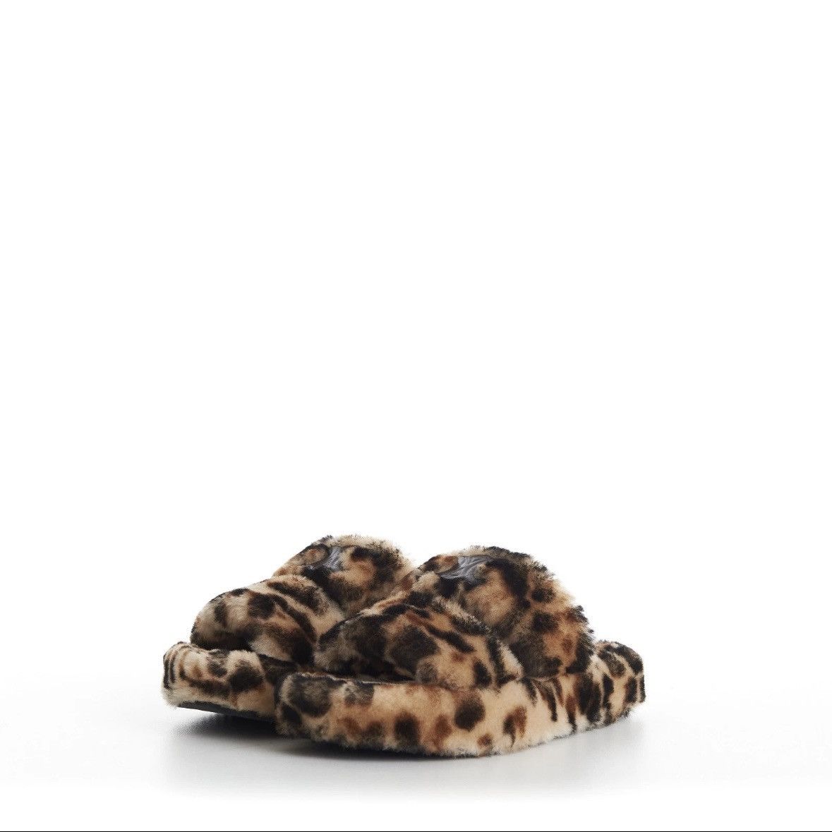 Celine Shearling Fur Slide Sandals - Leopard Pattern Size US 9.5 / IT 39.5 - 8 Thumbnail