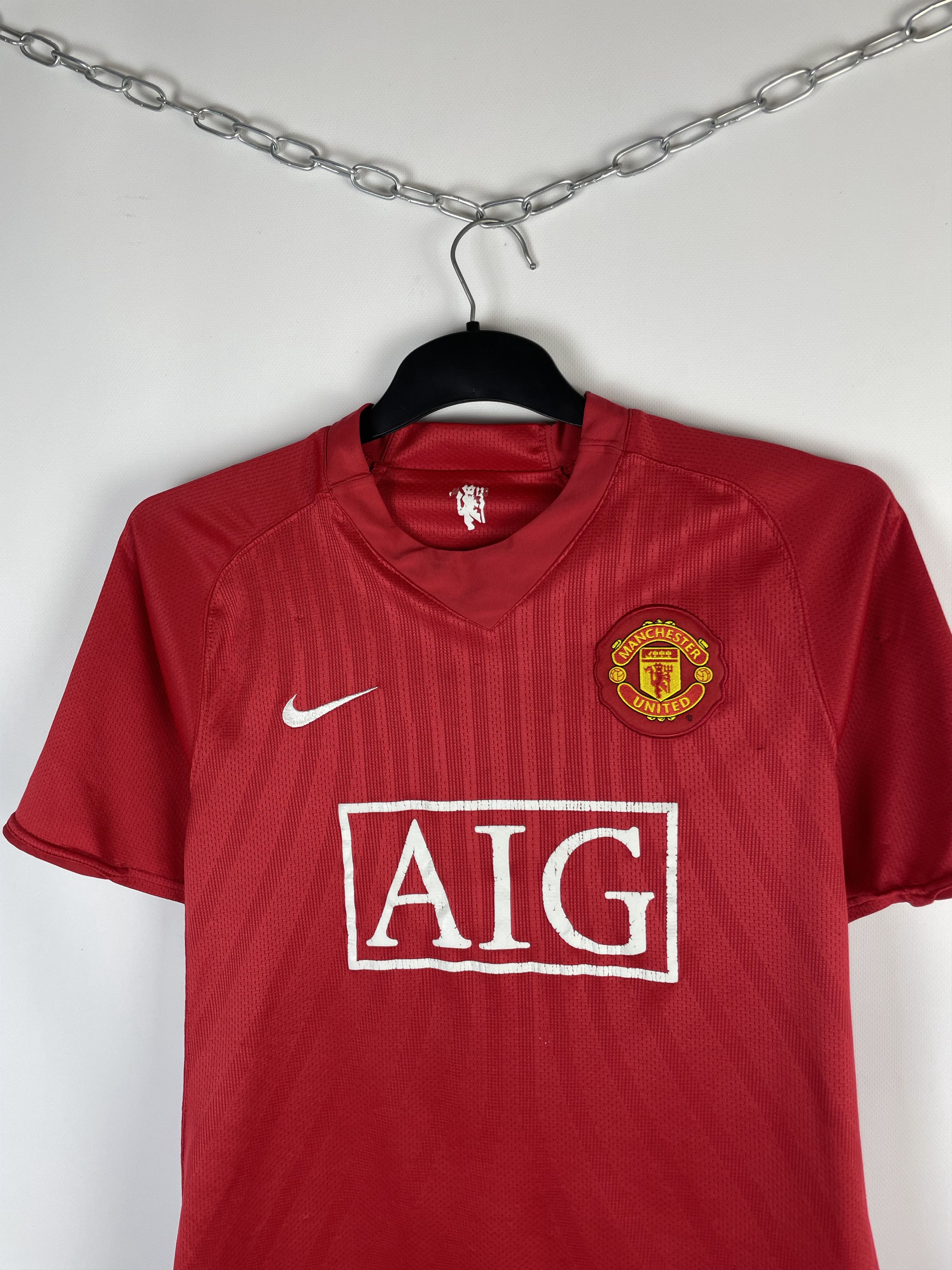 Nike Manchester United Nike 8 HARGREAVES jersey tee T-shirt AIG Size US M / EU 48-50 / 2 - 3 Thumbnail