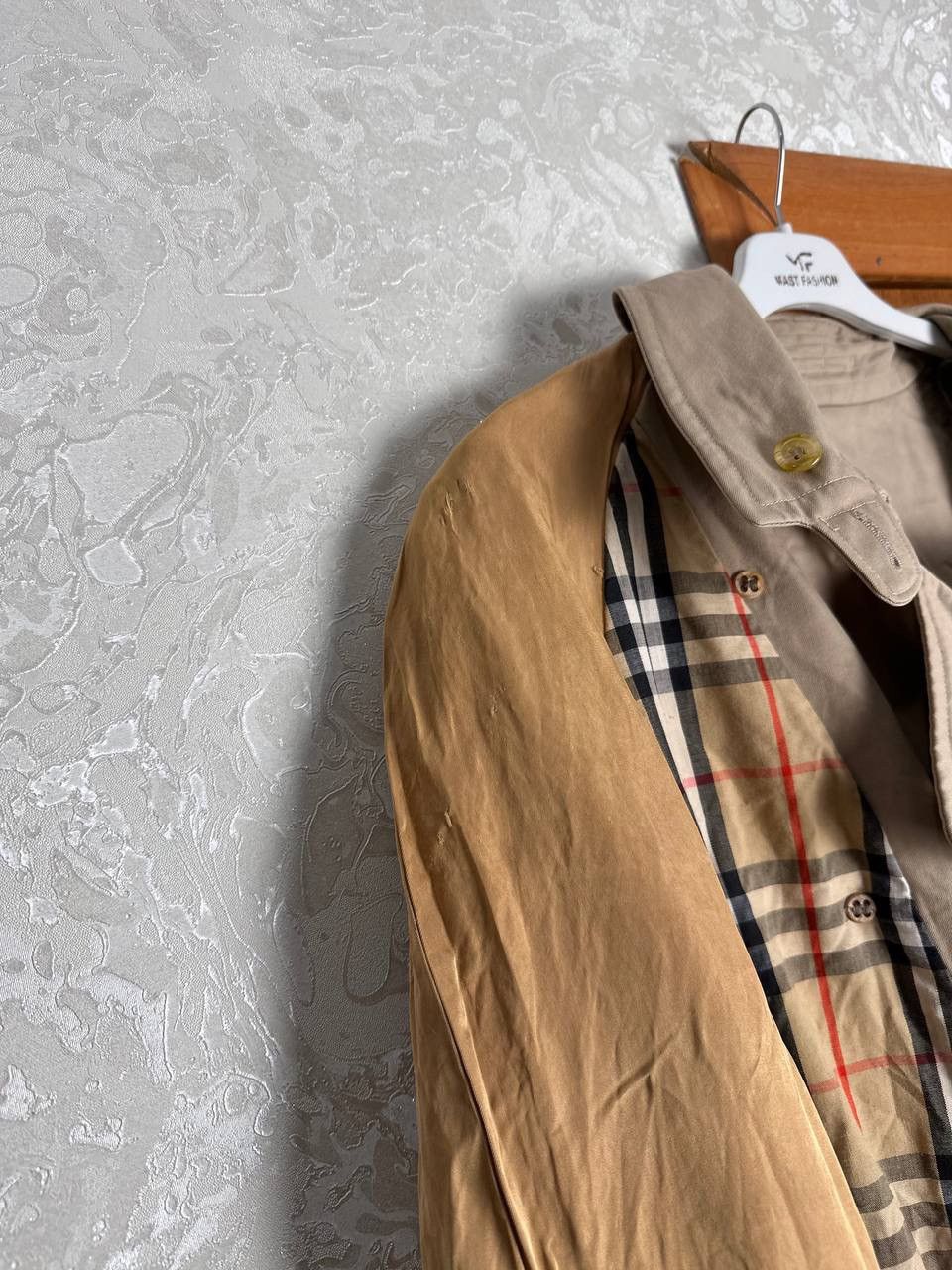 Burberry Vintage 1990s Burberrys Nova Check Trench Coat Size 48 REG Size US M / EU 48-50 / 2 - 18 Thumbnail