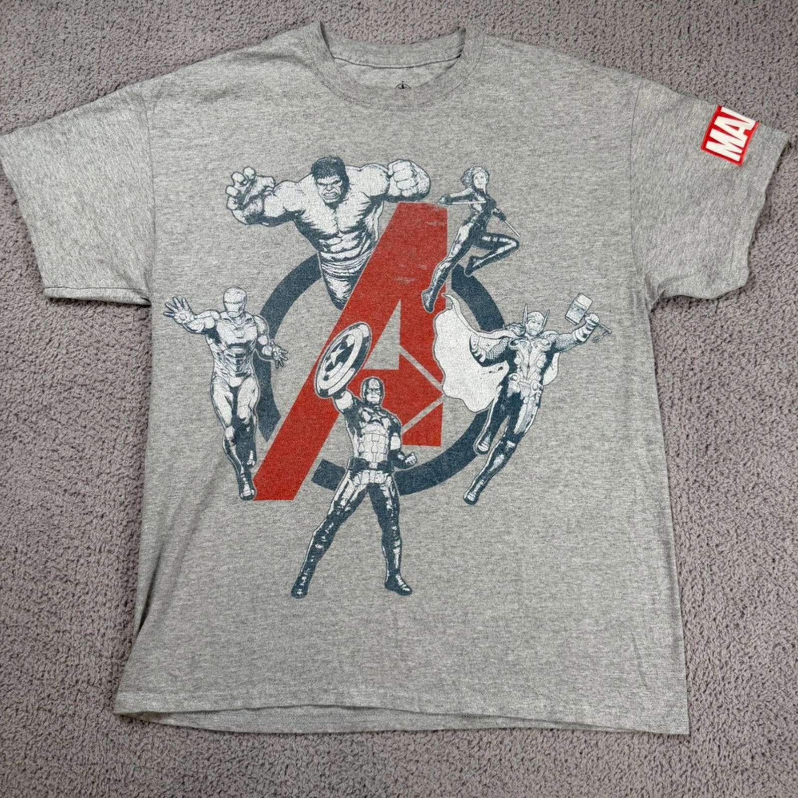 Other Disney Marvel Avengers T Shirt Mens L Gray Short Sleeve Crew Size US L / EU 52-54 / 3 - 1 Thumbnail