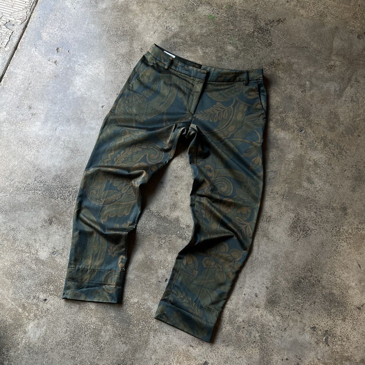 Dries Van Noten Dries Van Noten Silk Trousers Size US 30 / EU 46 - 3 Thumbnail