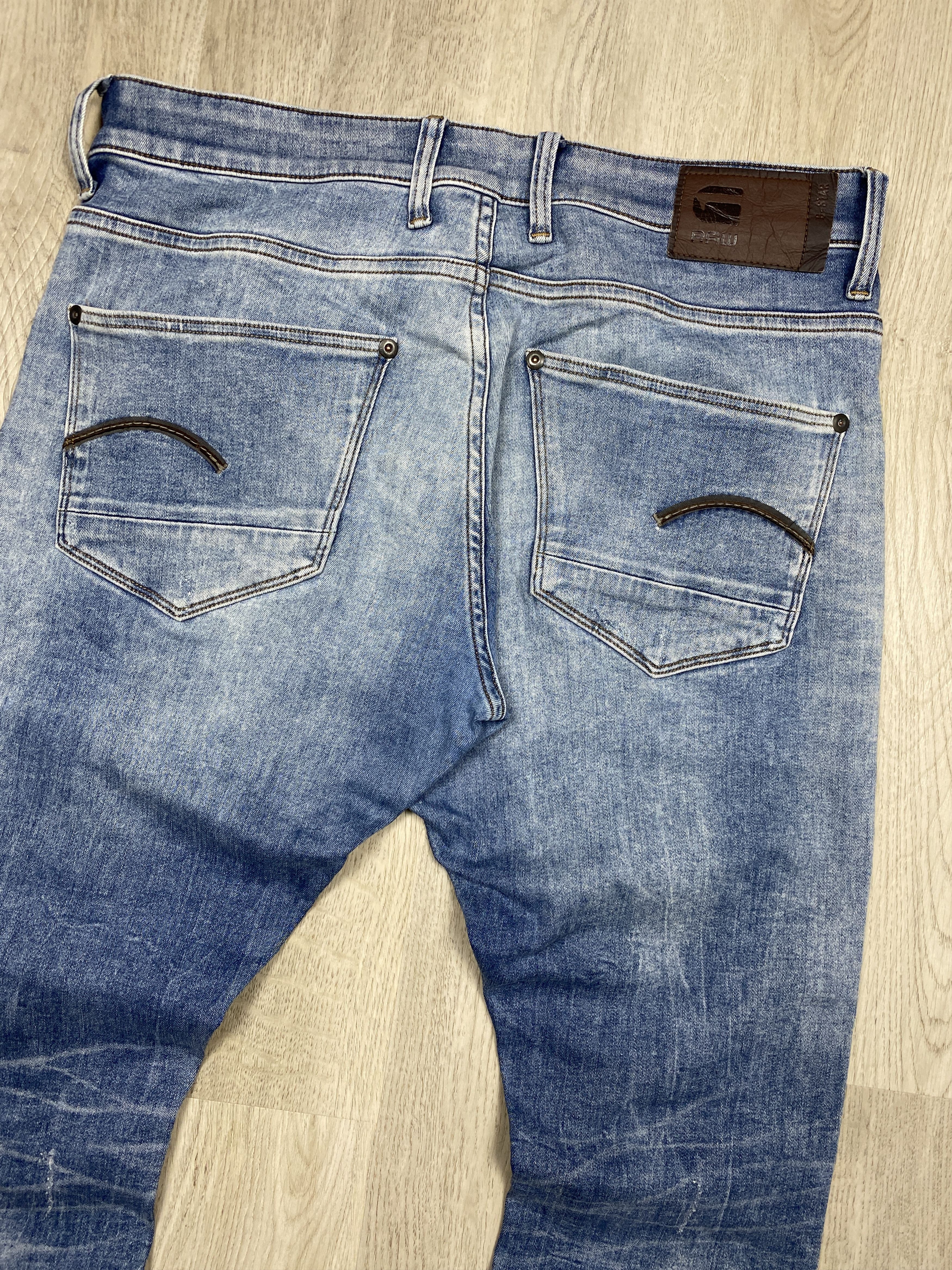 G-Star G Star Raw Mens Revend Skinny Denim Pants Jeans Size US 33 - 7 Thumbnail