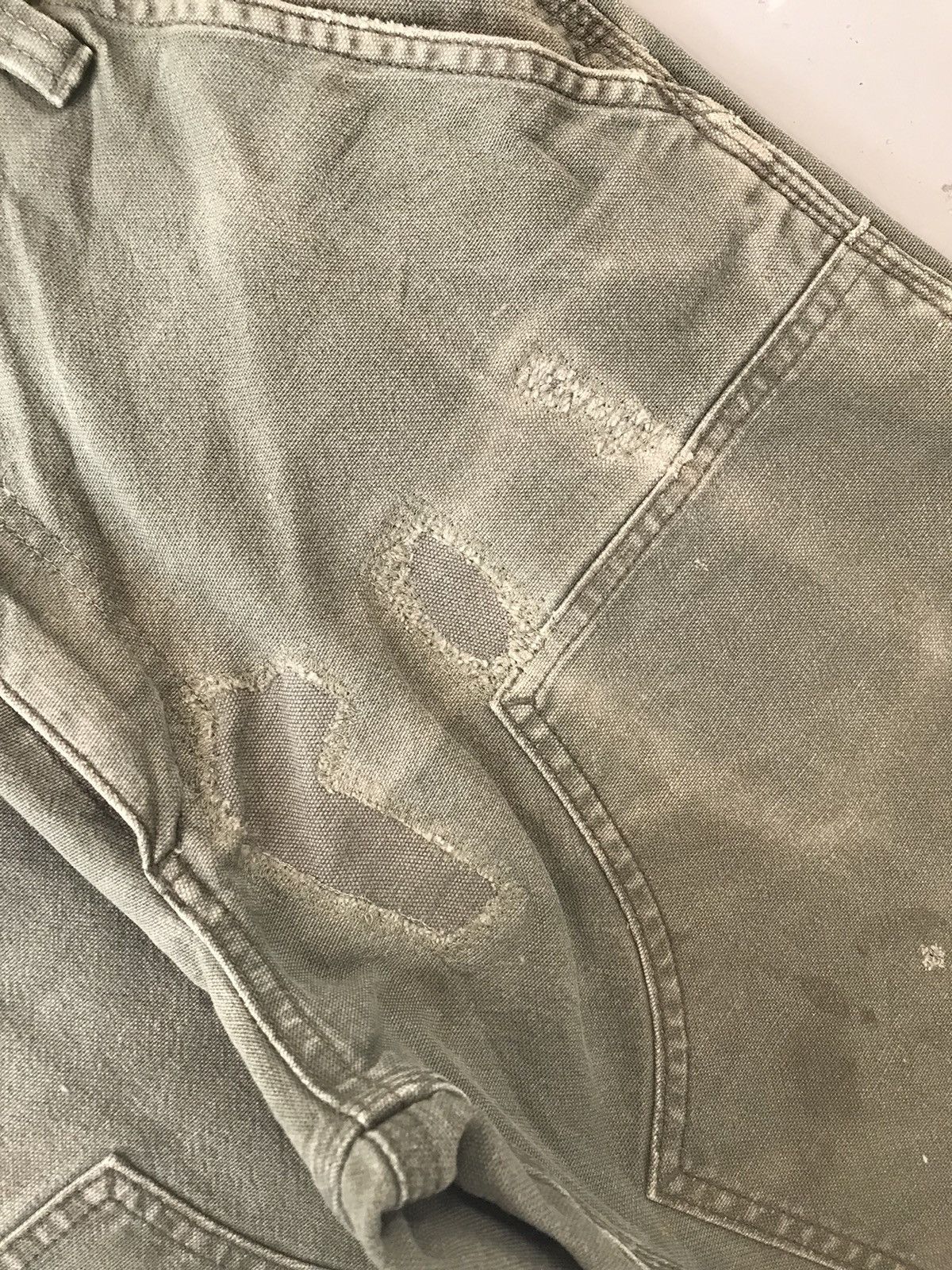 Carhartt × Vintage Vintage Carhartt b136 mos double knee denim Size US 33 - 5 Thumbnail