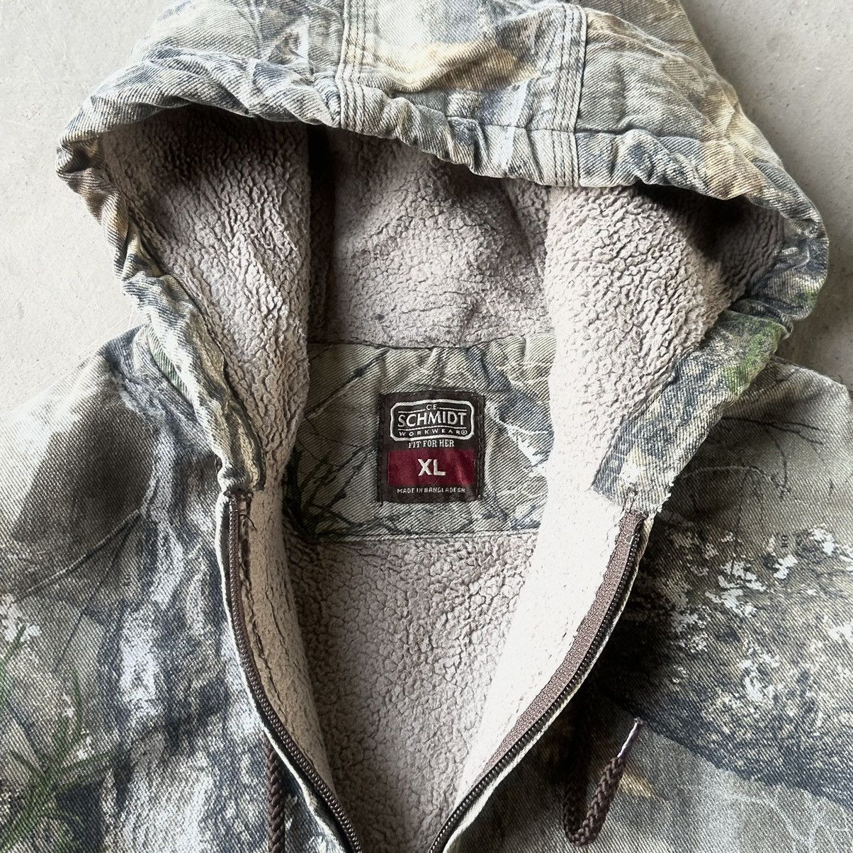 Realtree Crazy Vintage Y2K Carhartt Style Realtree Camo Hooded Zip Up Size US XL / EU 56 / 4 - 2 Thumbnail