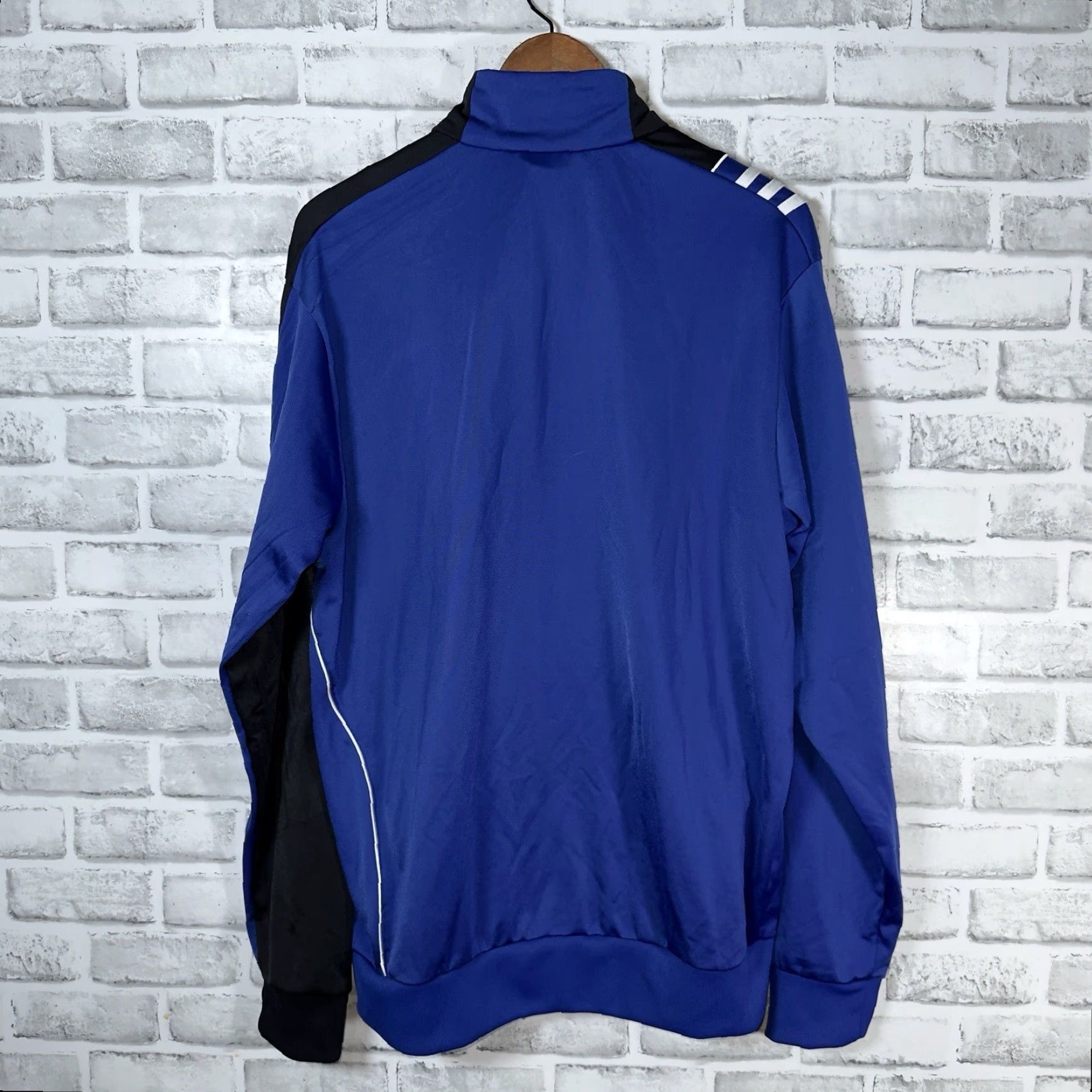 Adidas Adidas NSCAA Full-Zip 100% Polyester Soccer Athletic Jacket Mens Size L Track Jacket Blue NWT Size US L / EU 52-54 / 3 - 5 Thumbnail