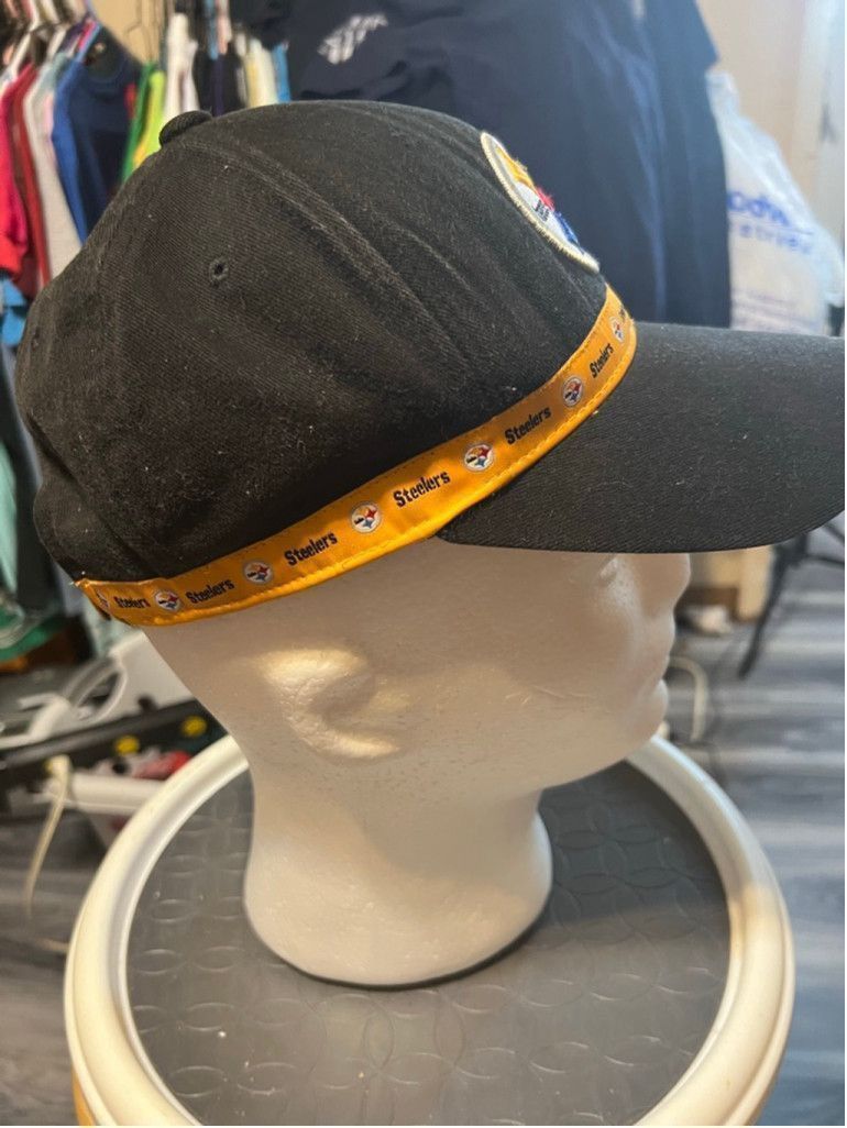 Reebok Unisex Reebok Pittsburgh Steelers Baseball Cap Hat Size ONE SIZE - 4 Thumbnail