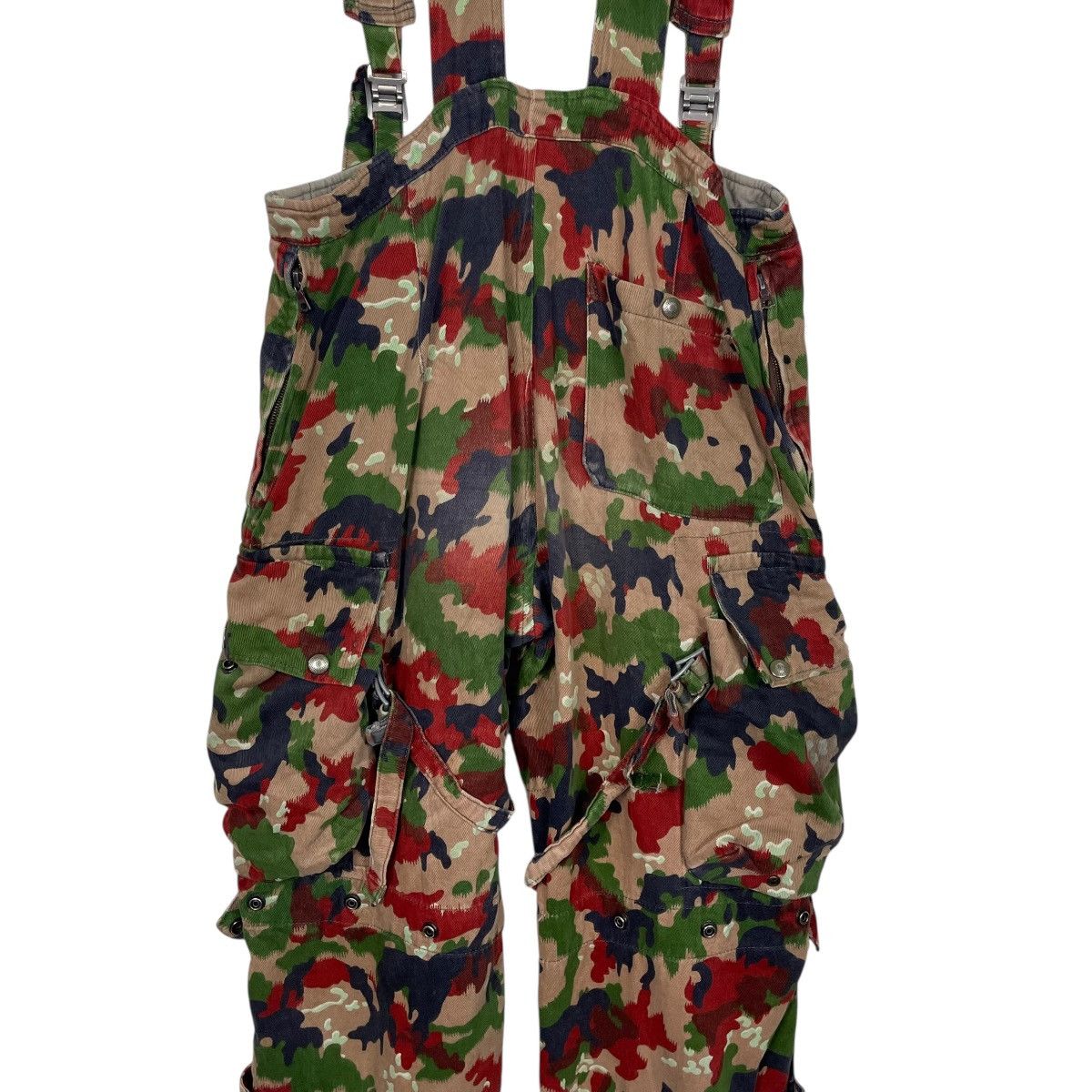 Other Vtg 70s Swiss Army M70 Alpenflage Combact Trouser Jumpsuit Size US 34 / EU 50 - 10 Thumbnail