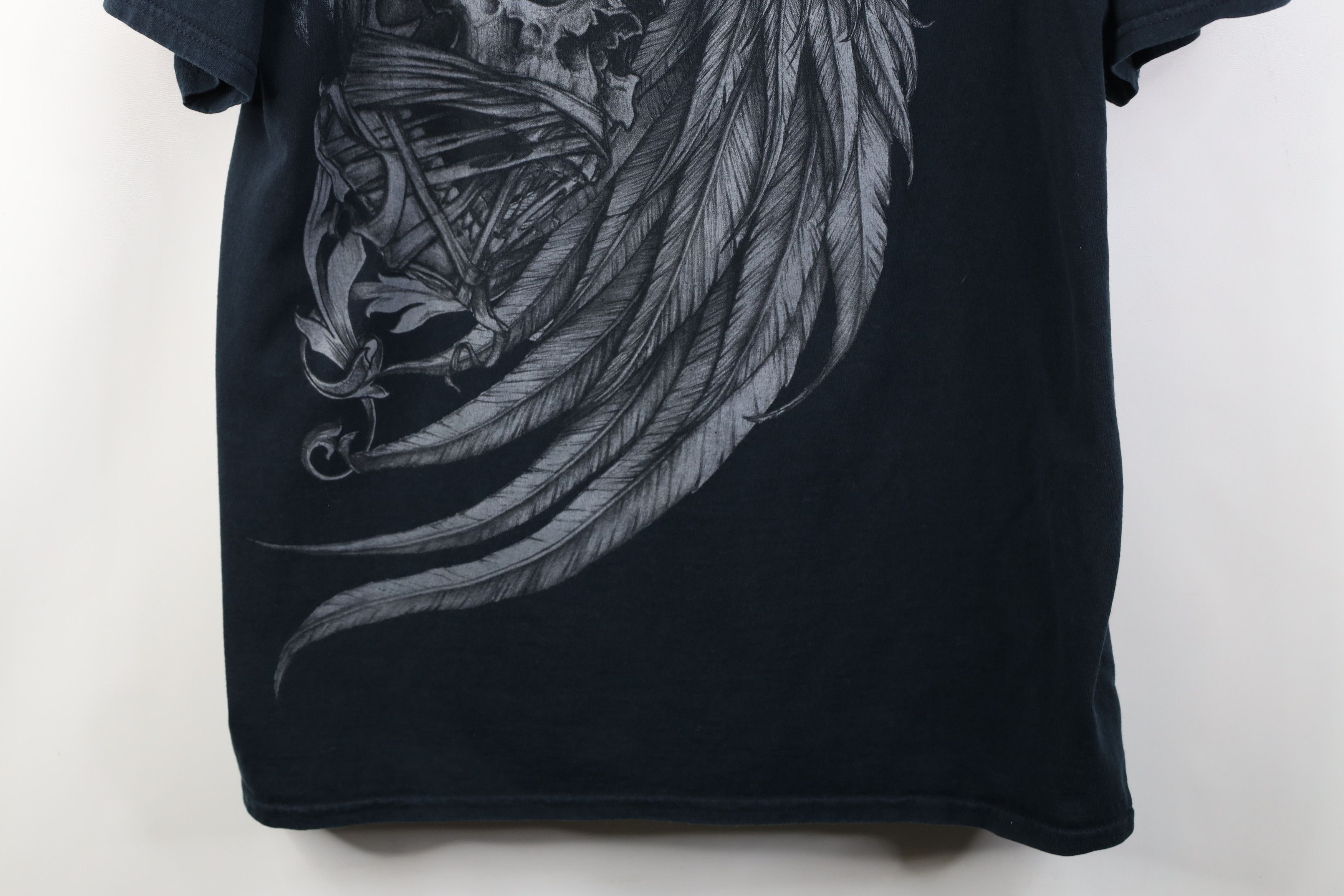 Vintage Vintage Y2K Streetwear Wing Tribal UFC MMA Fighting T-Shirt Size US XL / EU 56 / 4 - 3 Thumbnail